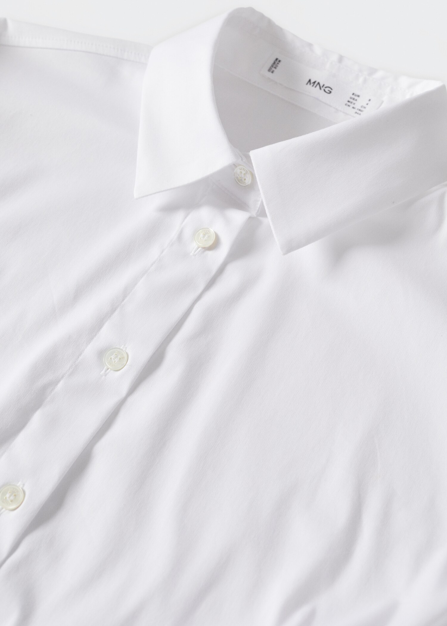 Slim-fit poplin shirt - Details of the article 8