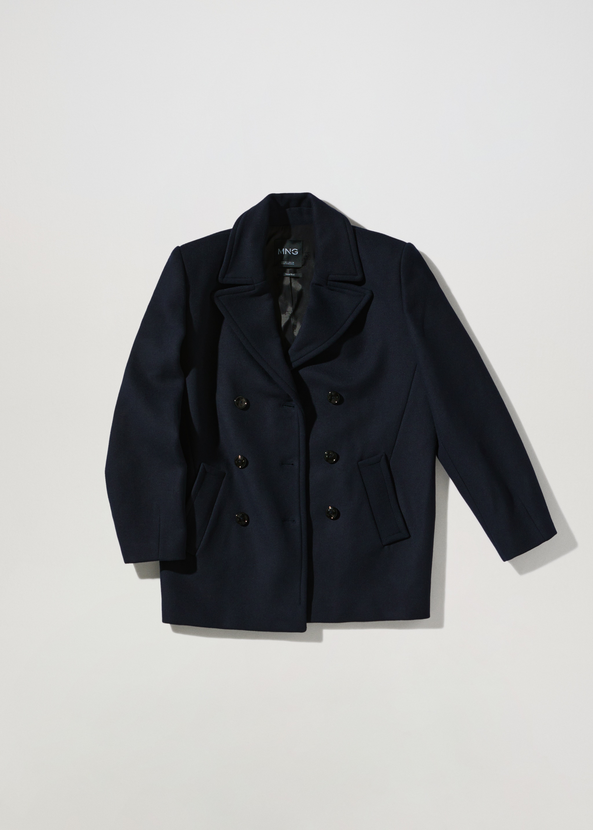 Manteau Noir Manteau Droit Court Femme Manteau Laine Court