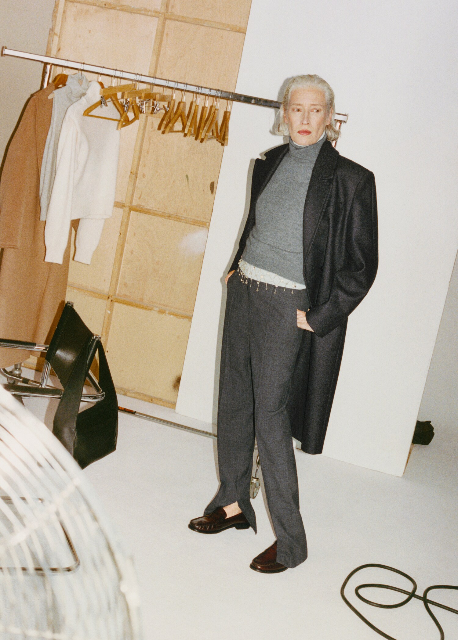 Manteau Tailored laine oversize - Détail de l'article 8