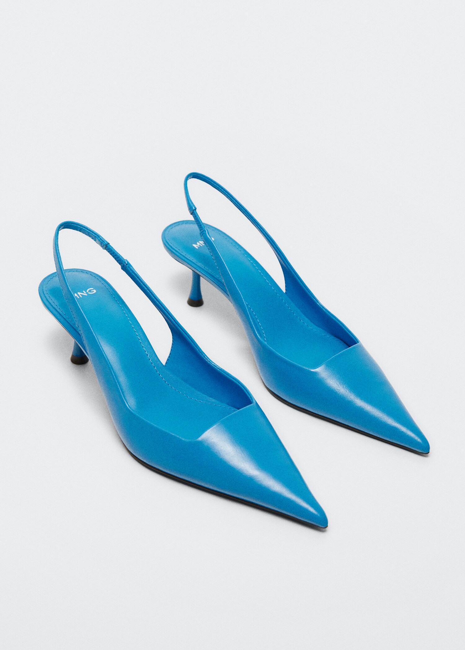 Heel leather shoes - Medium plane
