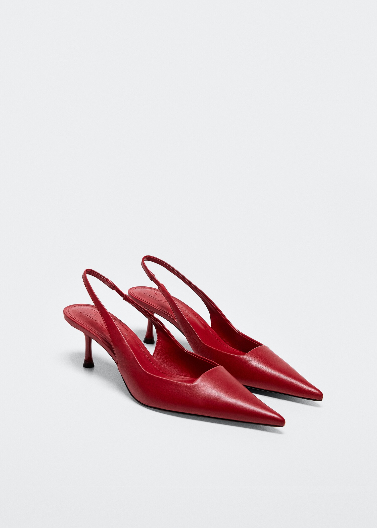 Heel leather shoes - Medium plane