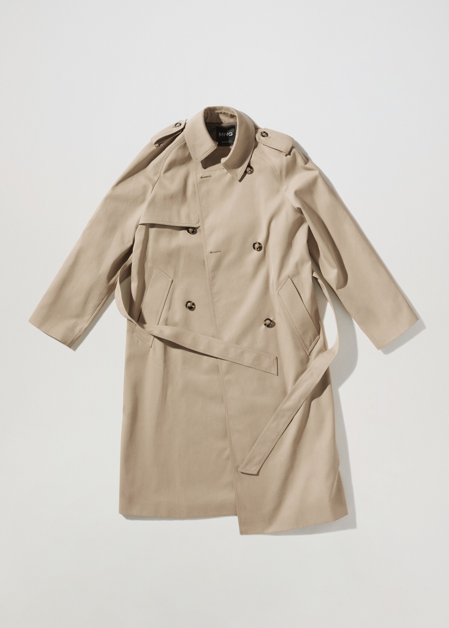 High-performance cotton trench coat - Article without model