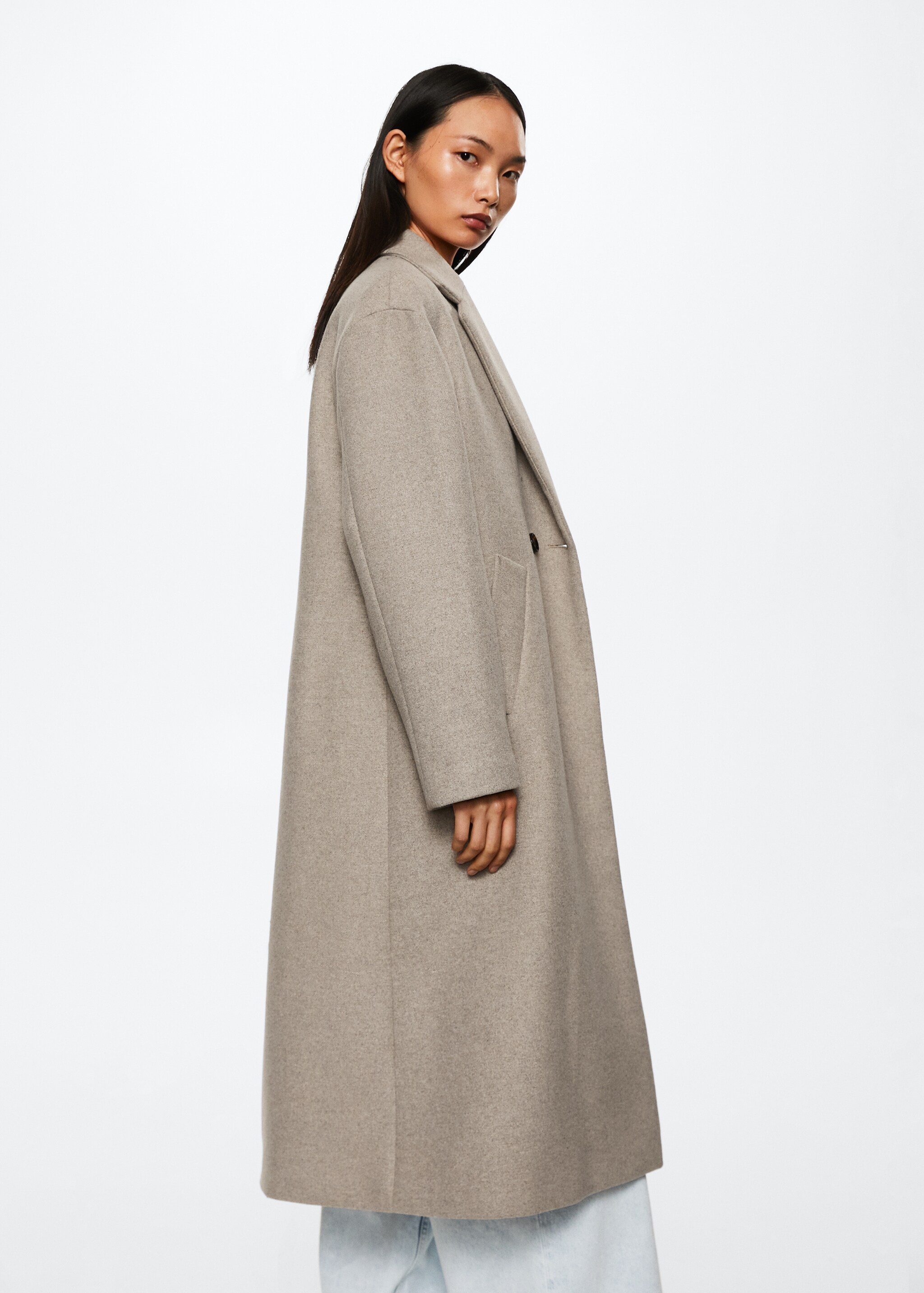 Oversize wool coat - Details of the article 2