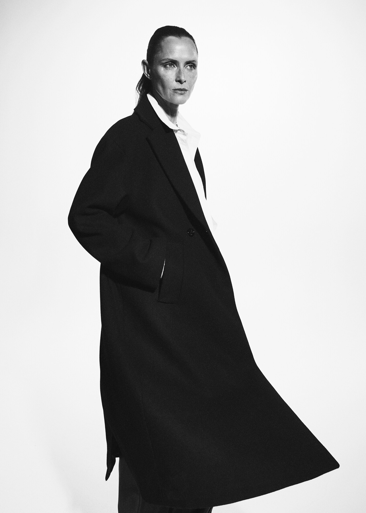 Oversize yün palto - Ürün detayı 2
