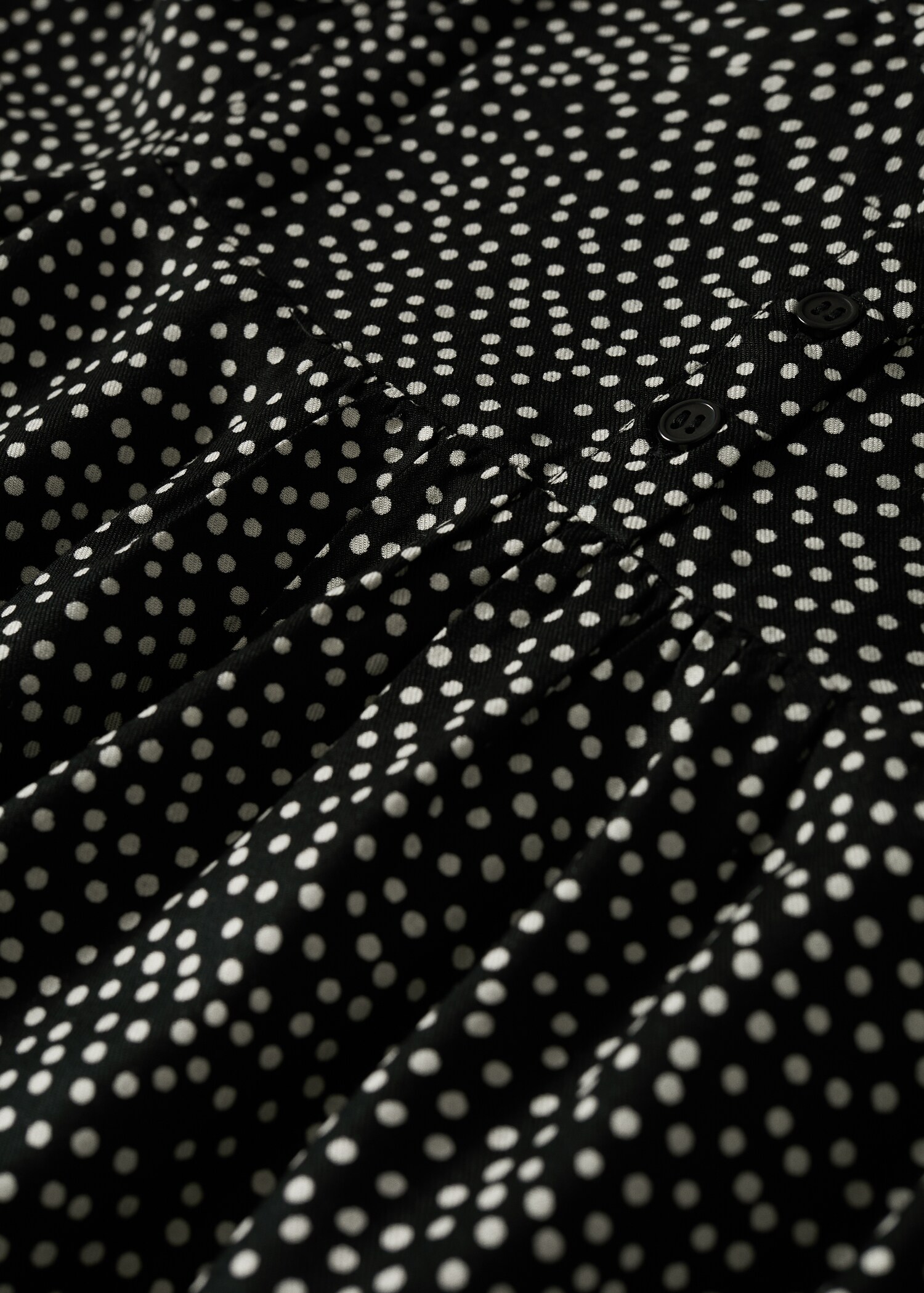 Polka-dot ruffled dress - Details of the article 8