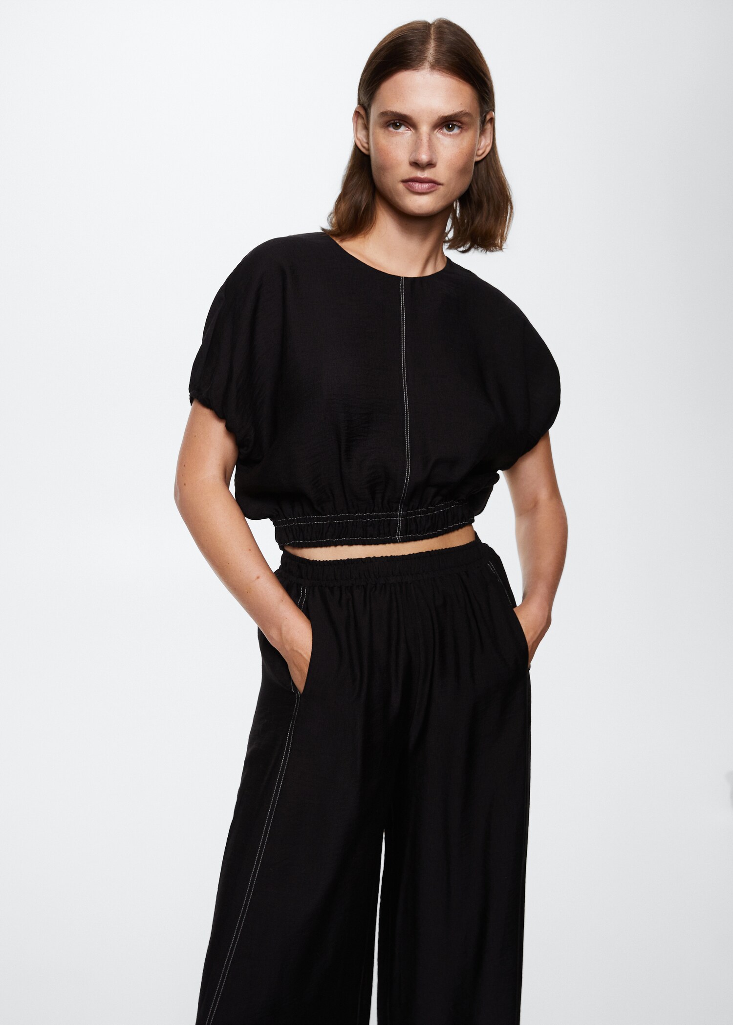 Pantalon coutures contrastantes - Détail de l'article 4
