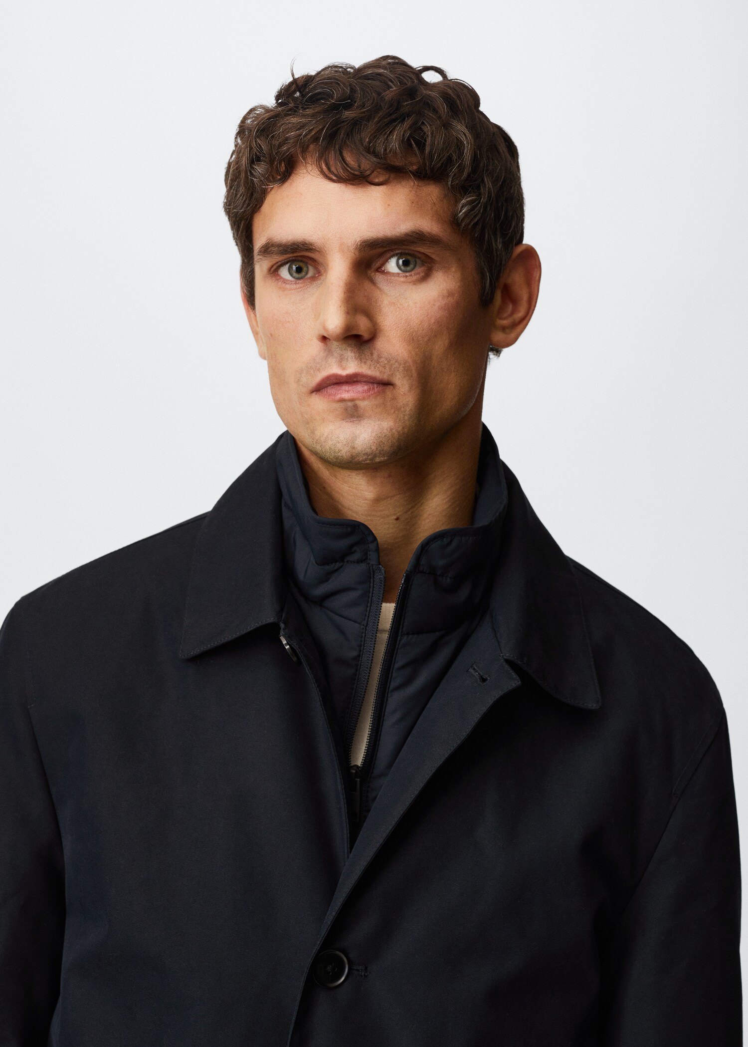 Water-repellent cotton parka - Details of the article 1