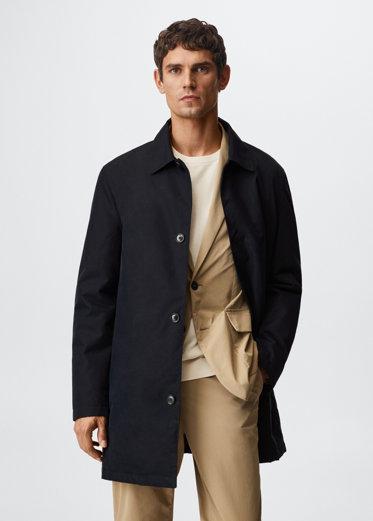 Water-repellent cotton parka - Details of the article 4