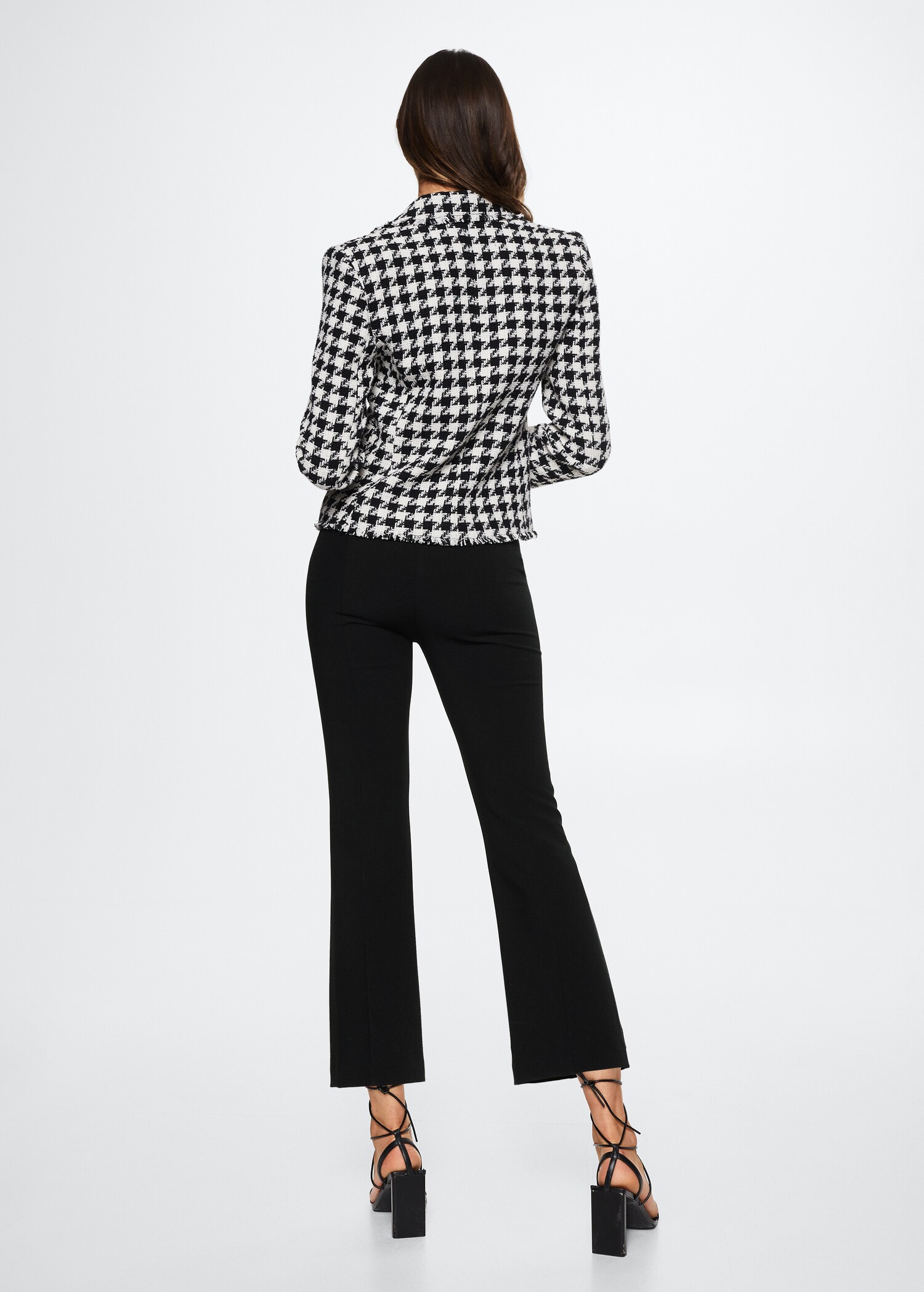 Pantalón flare crop - Reverso del artículo