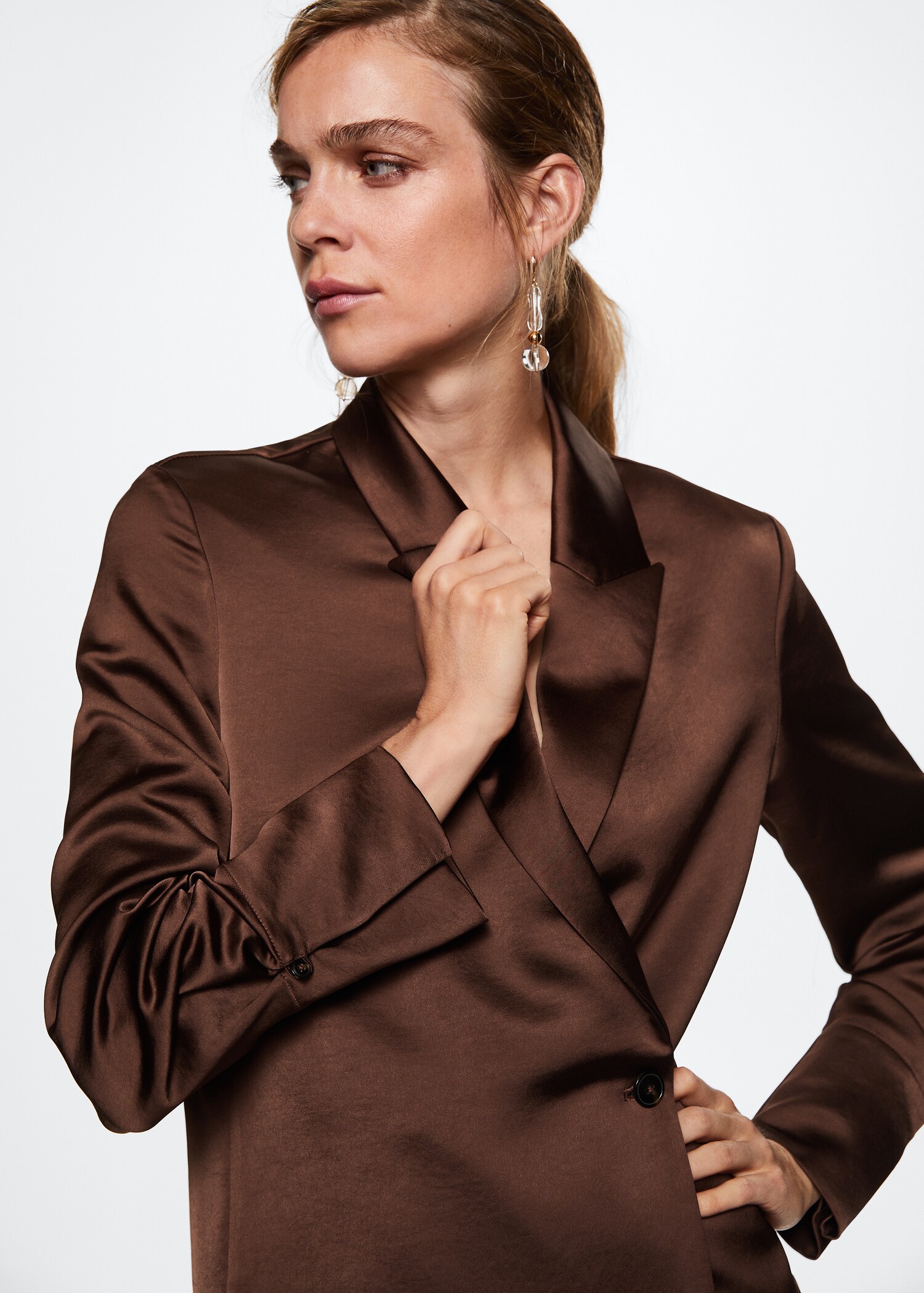 Veste satinée croisée - Détail de l'article 2