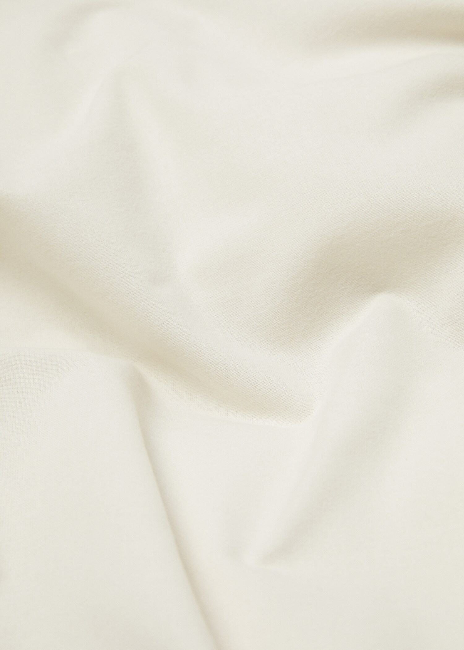 Einfarbiger Bettbezug aus Flanell für 135/140 cm Bett - Detail des Artikels 2