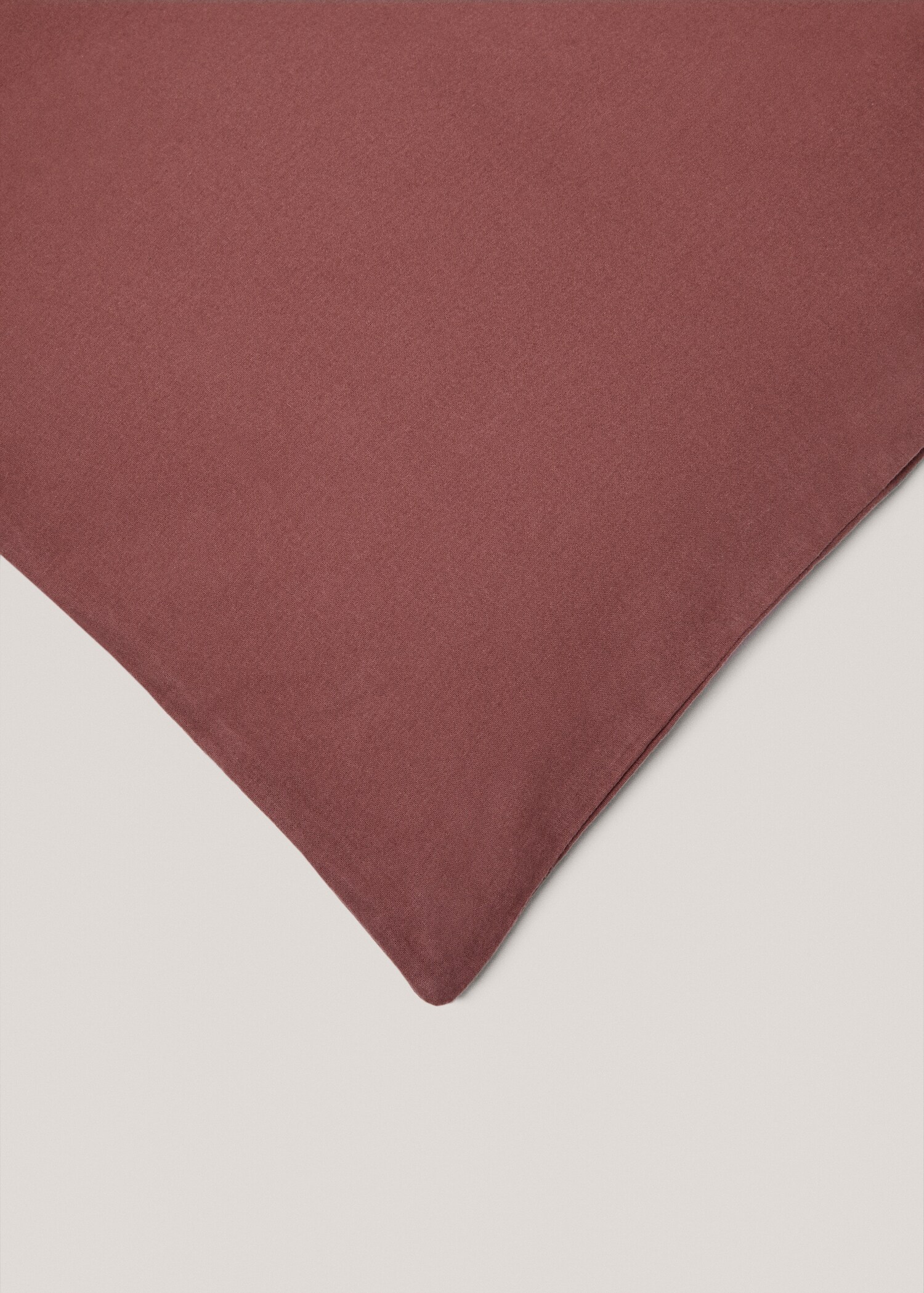 Einfarbiger Bettbezug aus Flanell für 135/140 cm Bett - Detail des Artikels 3