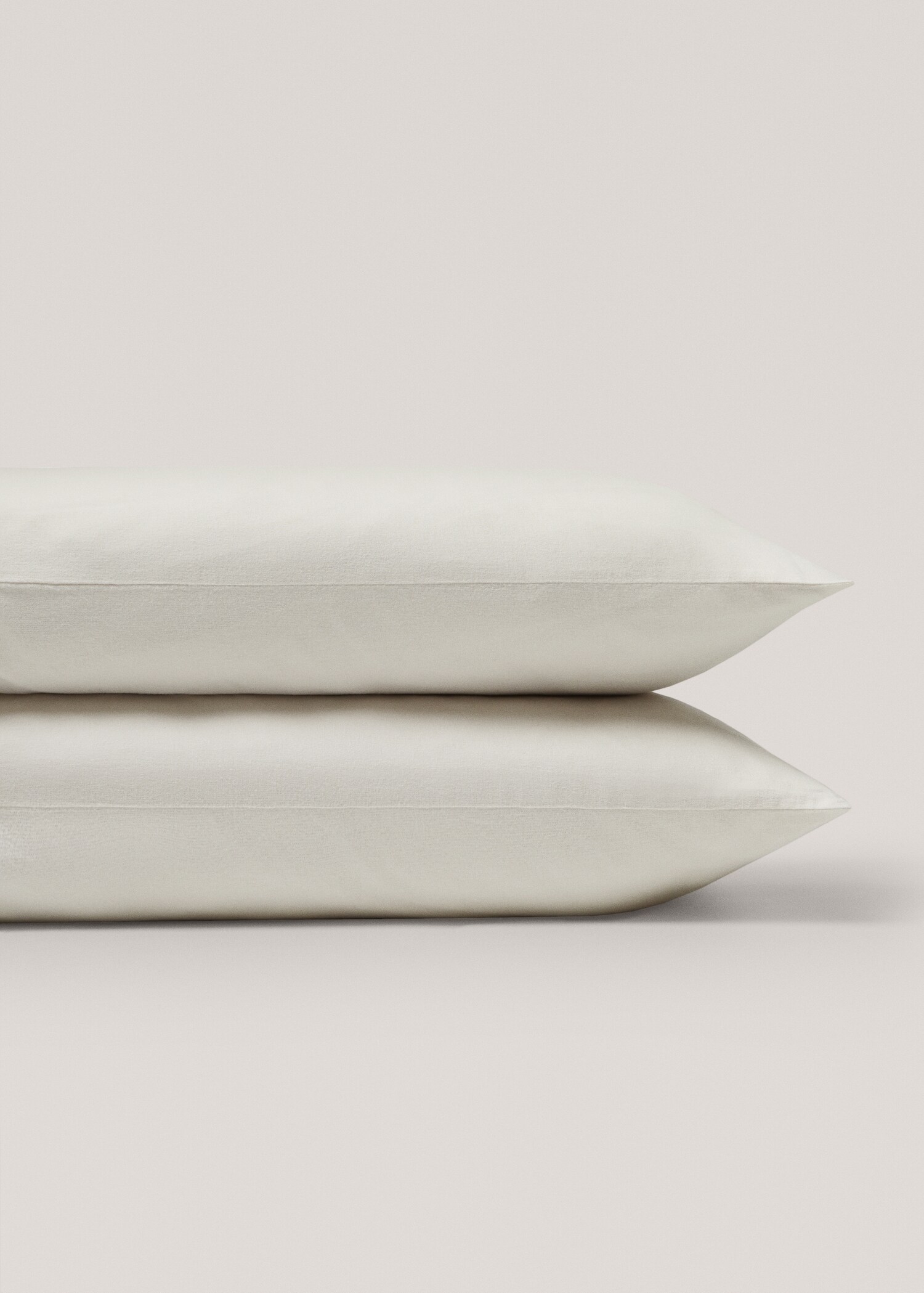 Kopfkissenbezug aus Flanell  50 x 75 cm (2er-Pack) - Mittlere Ansicht