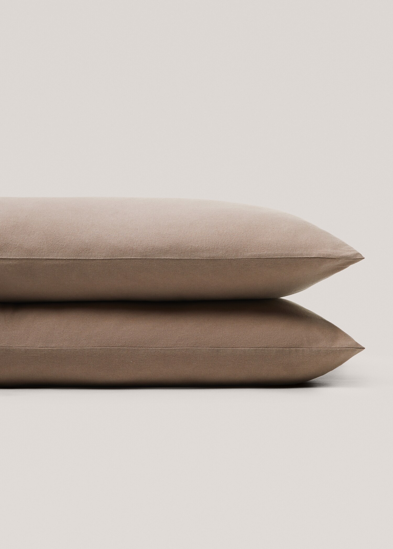 Kopfkissenbezug aus Flanell  50 x 75 cm (2er-Pack) - Mittlere Ansicht