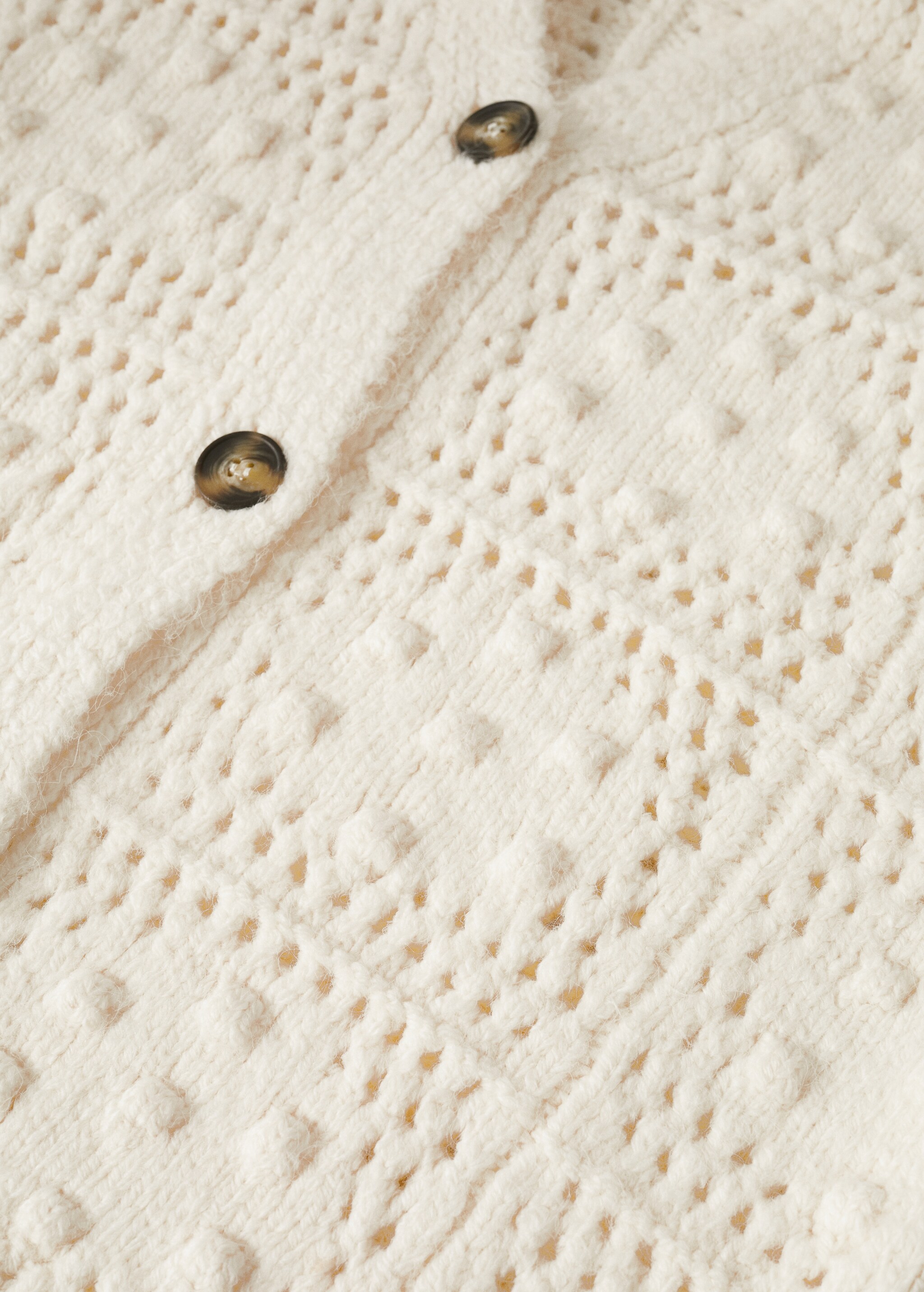Oversized cardigan with buttons - Details of the article 8