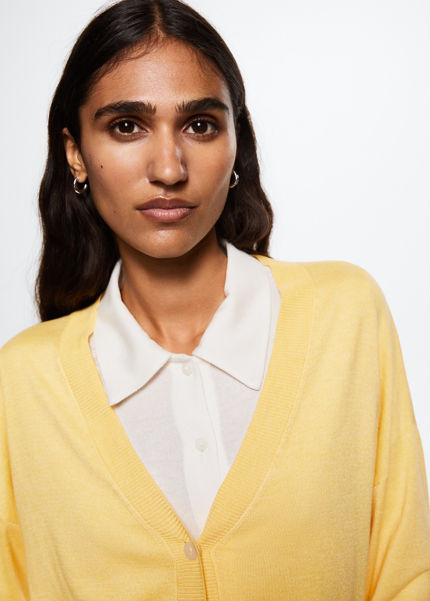 Fine-knit cardigan - Details of the article 1