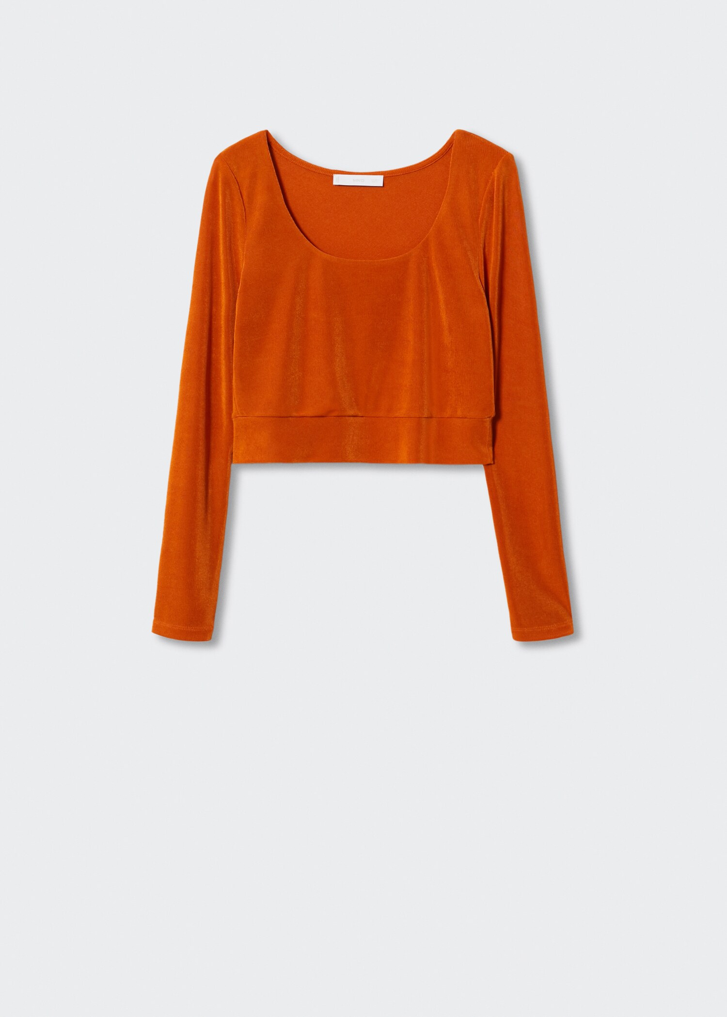 Long-sleeved crop top - Article without model
