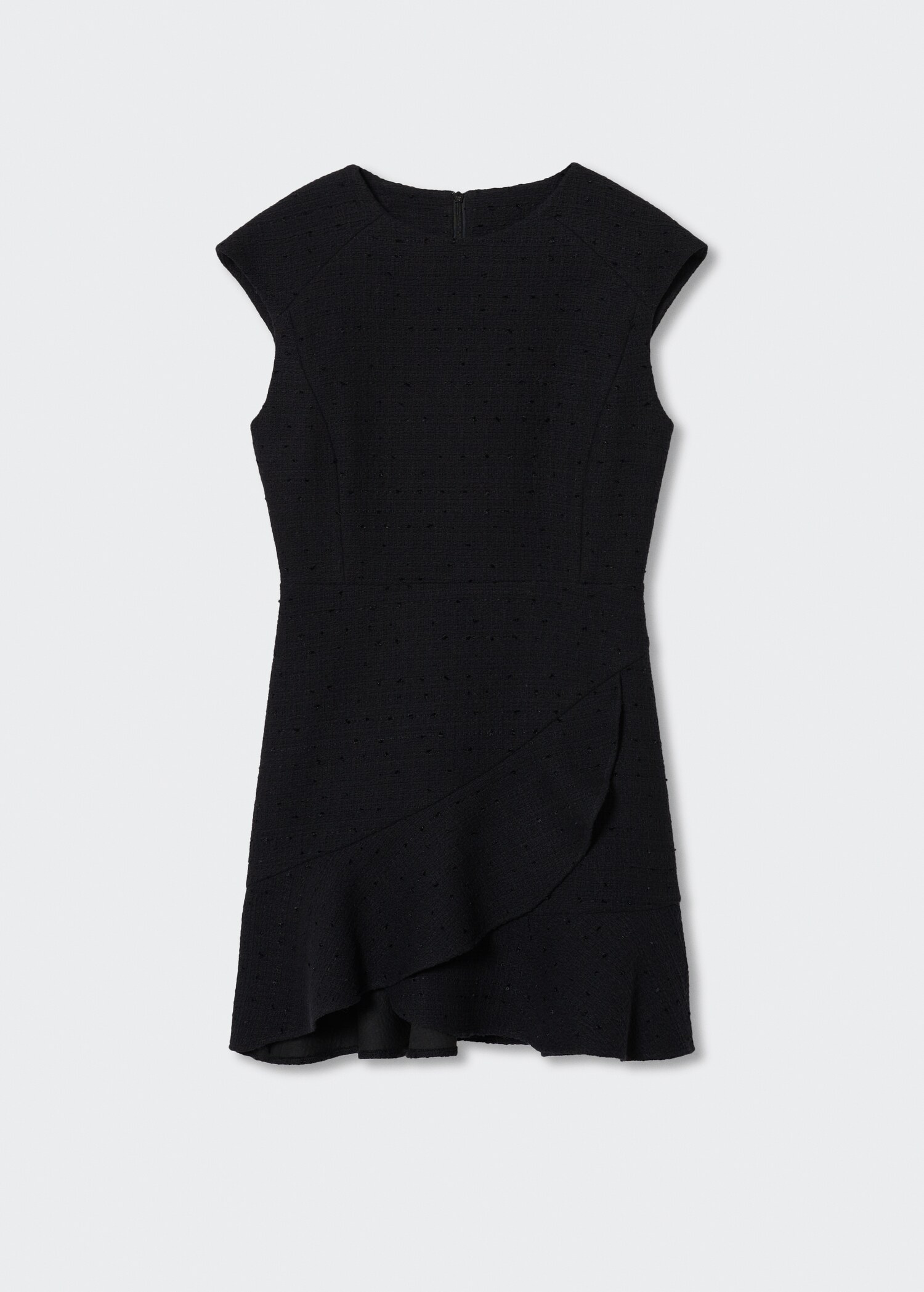 Robe tweed volant - Article sans modèle