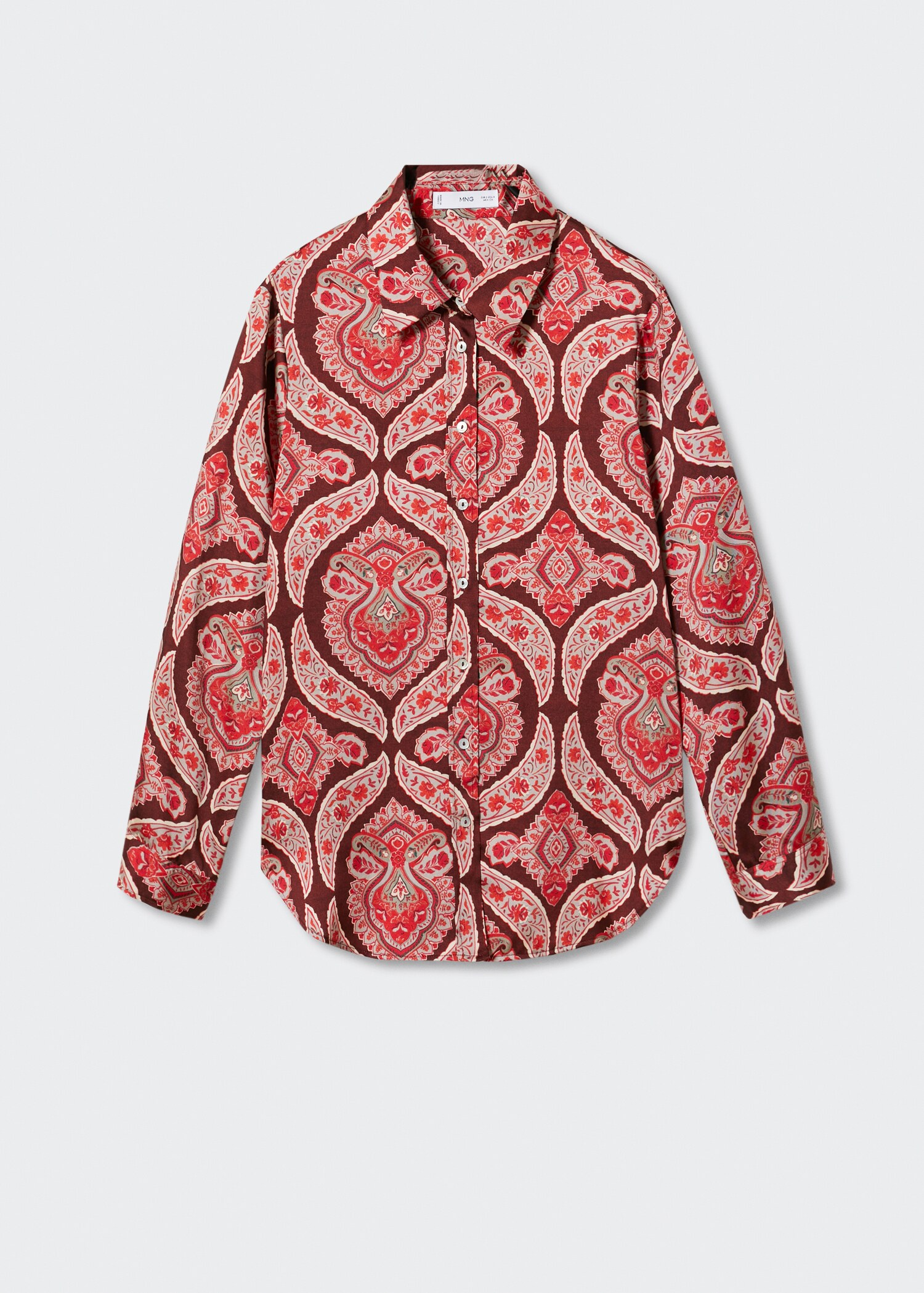 Satin print shirt - Article without model