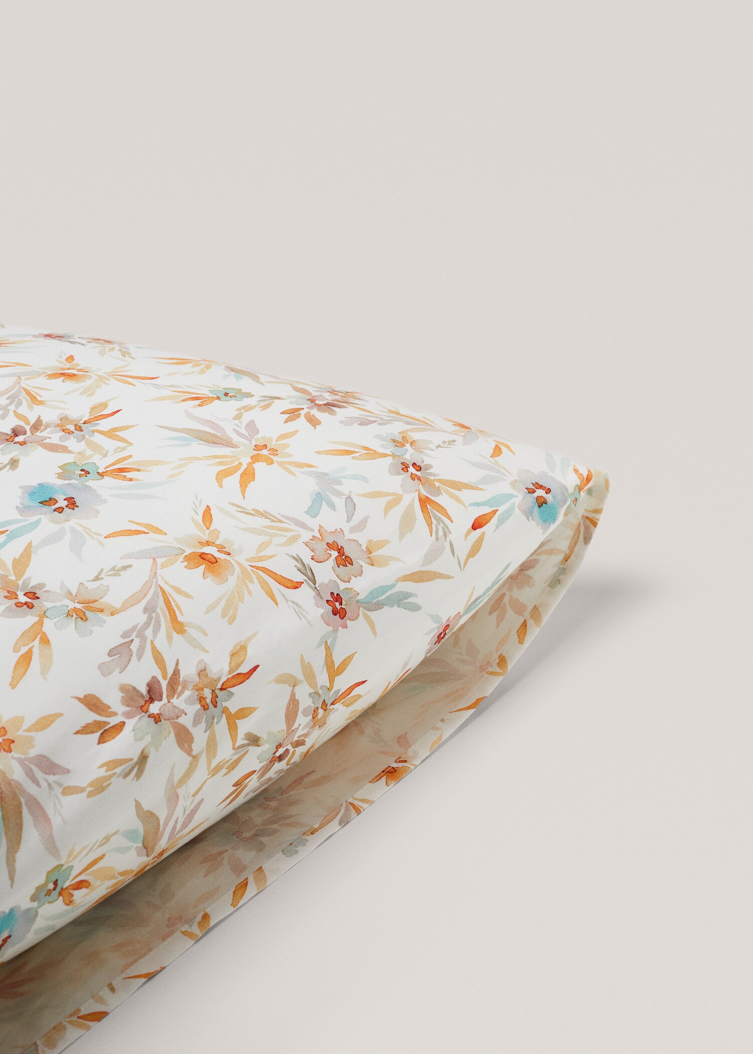 Housse coussin en imprimé fleuri 50x75 cm (Lot de 2) - Détail de l'article 1