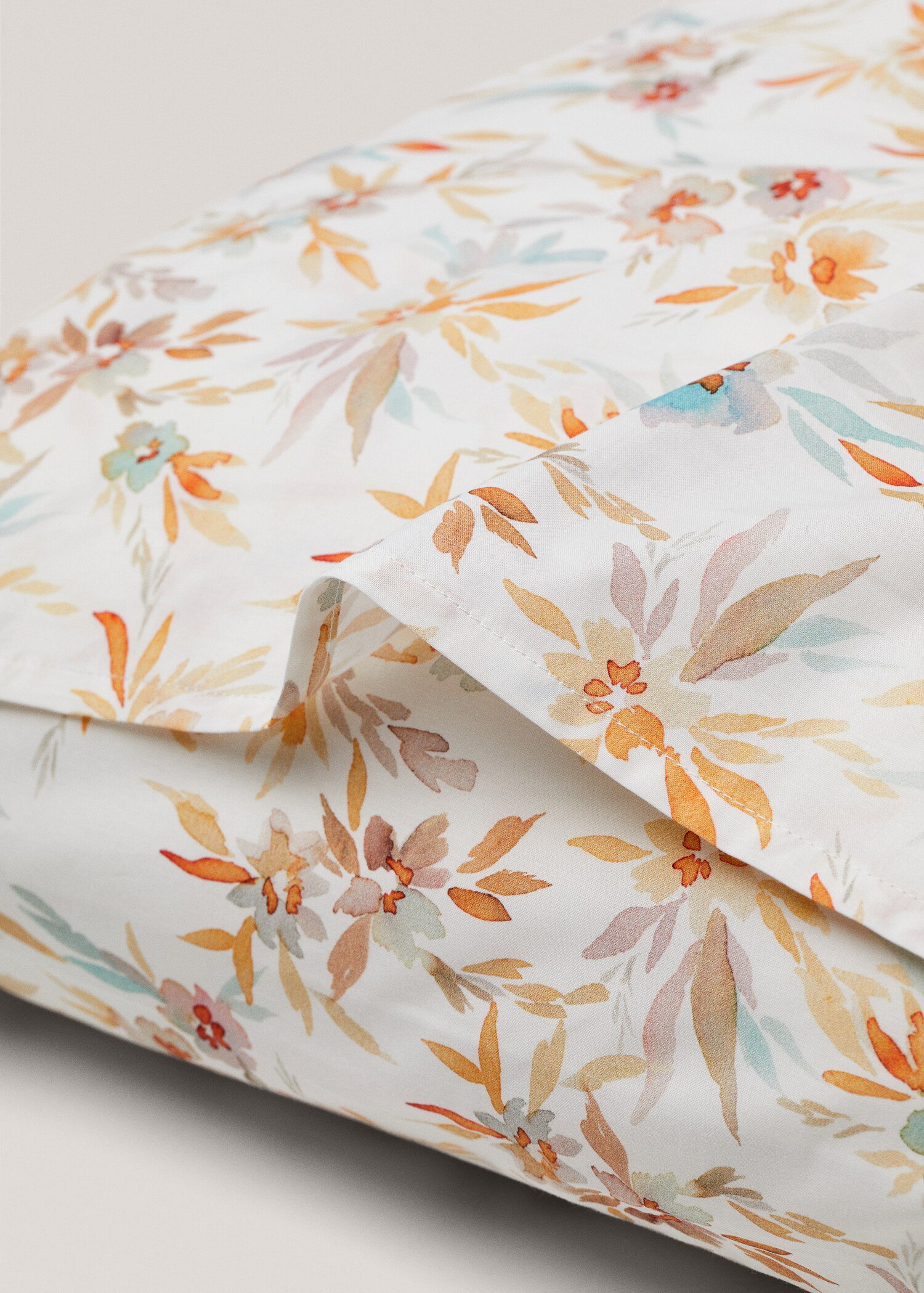 Housse coussin en imprimé fleuri 50x75 cm (Lot de 2) - Détail de l'article 2