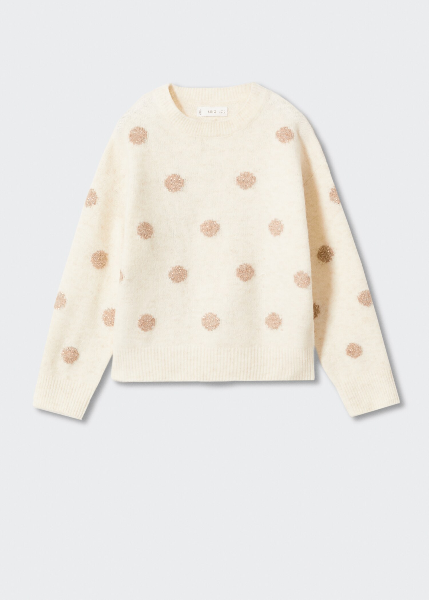 Polka dots knit dress - Article without model