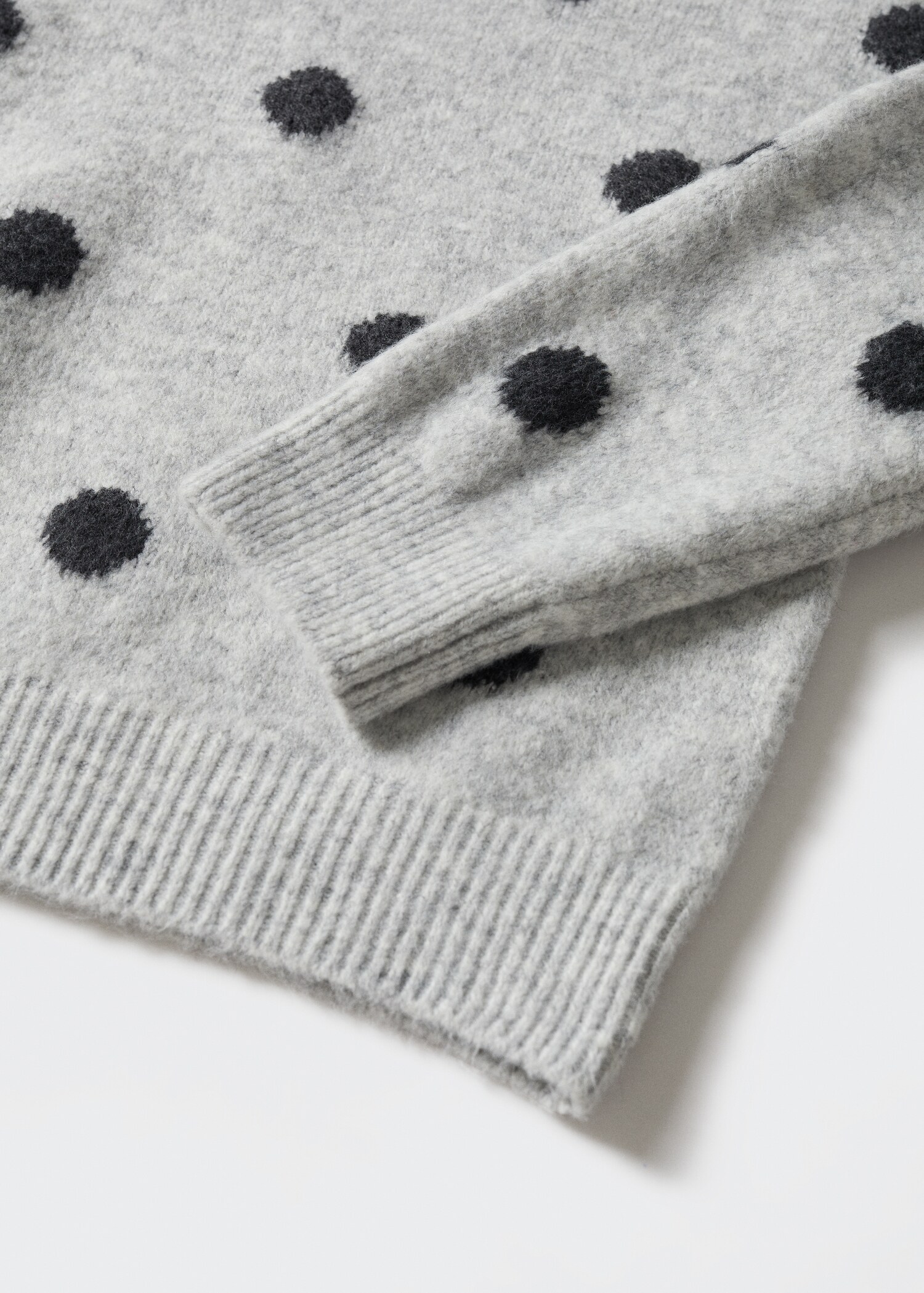 Polka dots knit dress - Details of the article 8