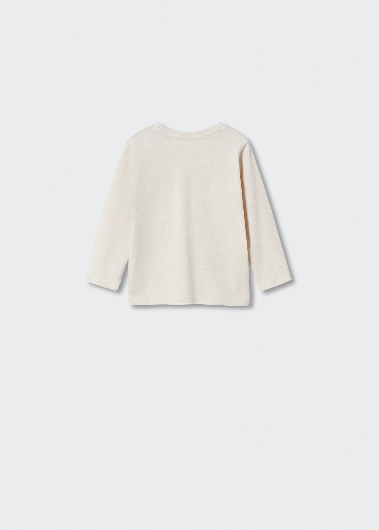 Printed long sleeve t-shirt - Reverse of the article