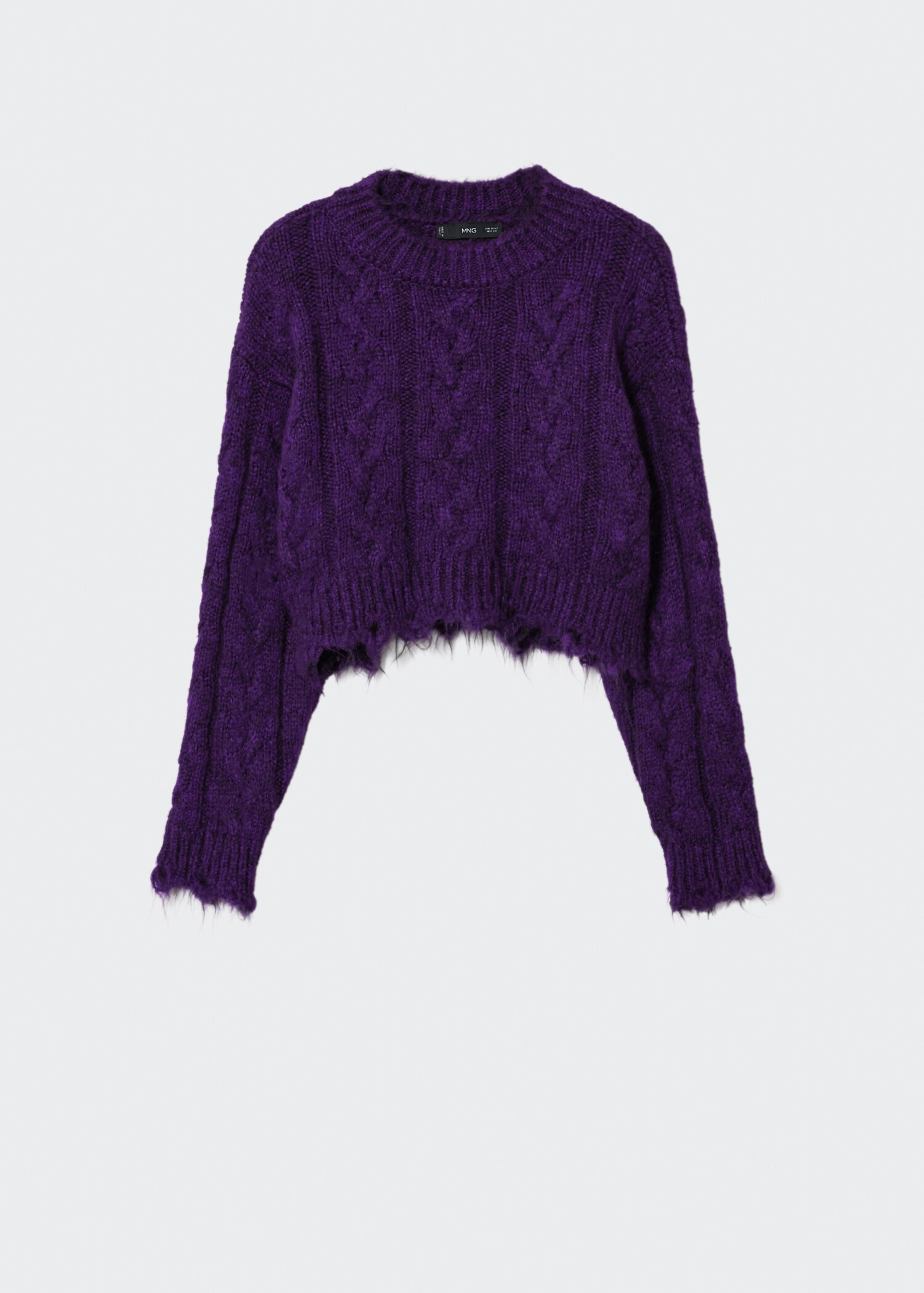 Broken cropped sweater - Article without model