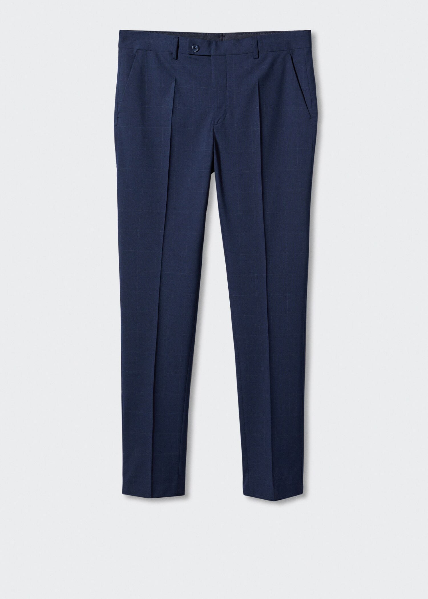 Geruite slim fit pantalon - Artikel zonder model