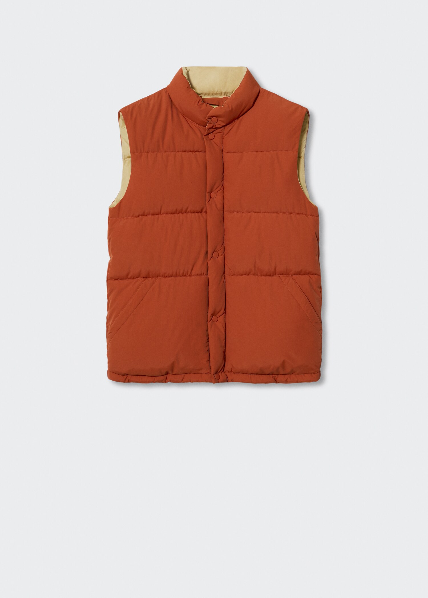 Water-repellent quilted gilet - Article without model
