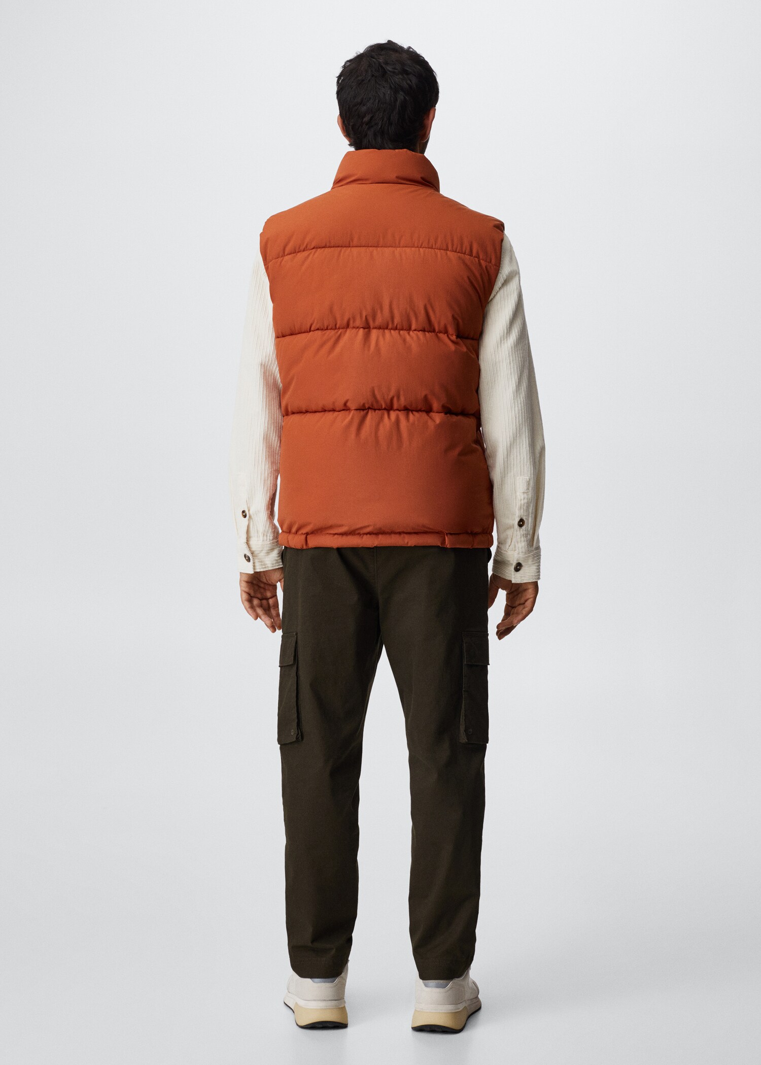 Water-repellent quilted gilet - Reverse of the article