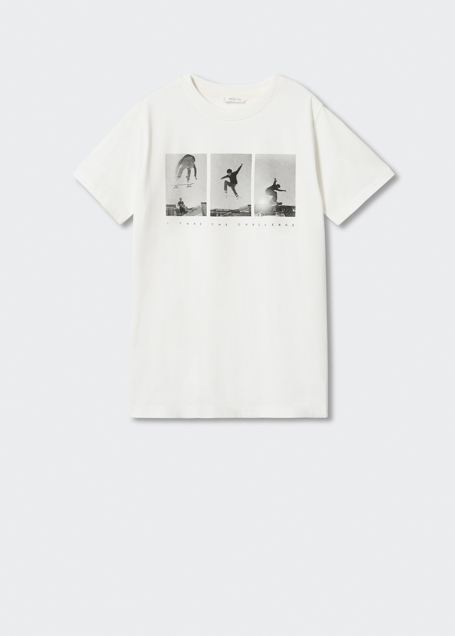 Printed cotton-blend T-shirt - Article without model