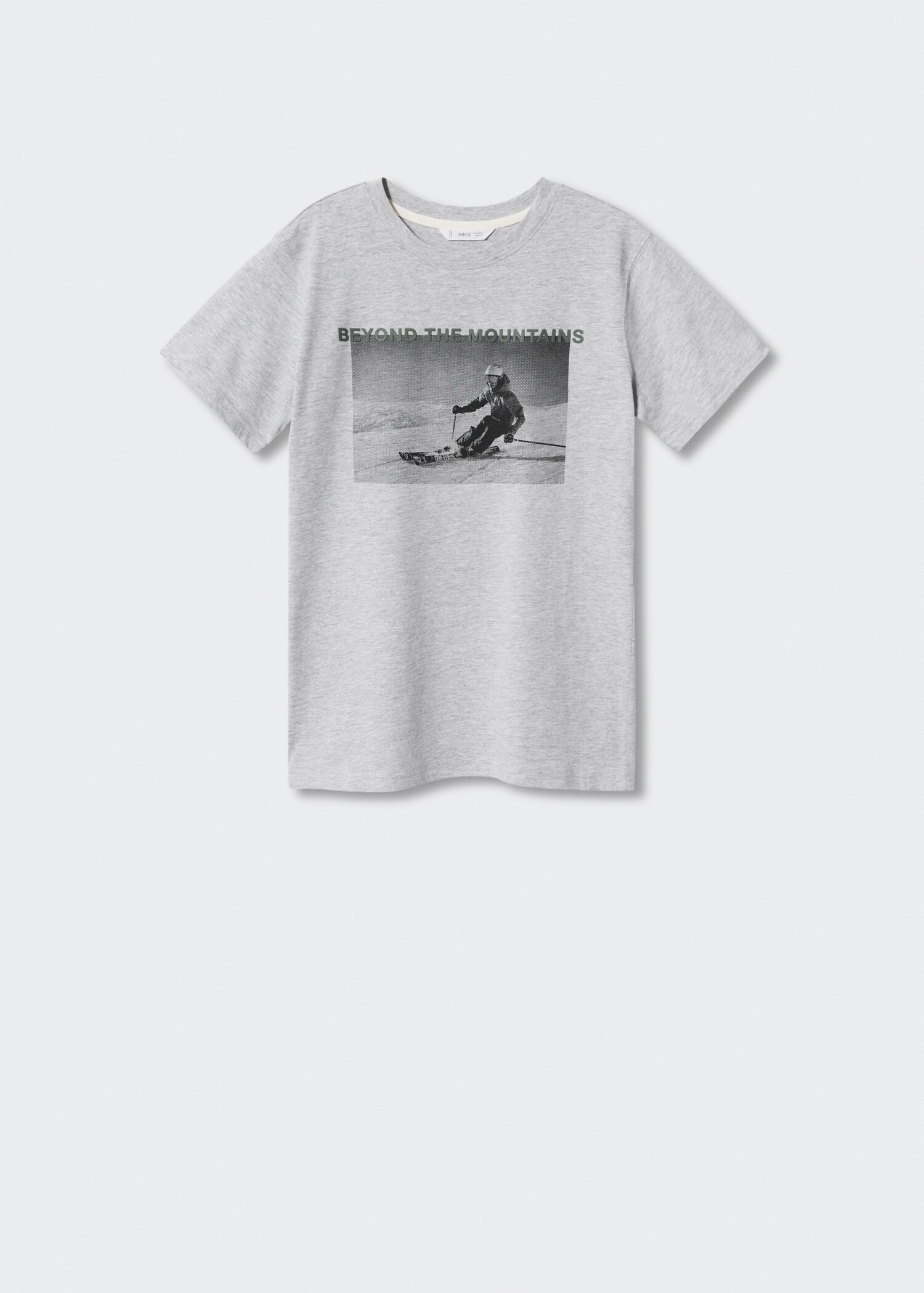 Printed cotton-blend T-shirt - Article without model