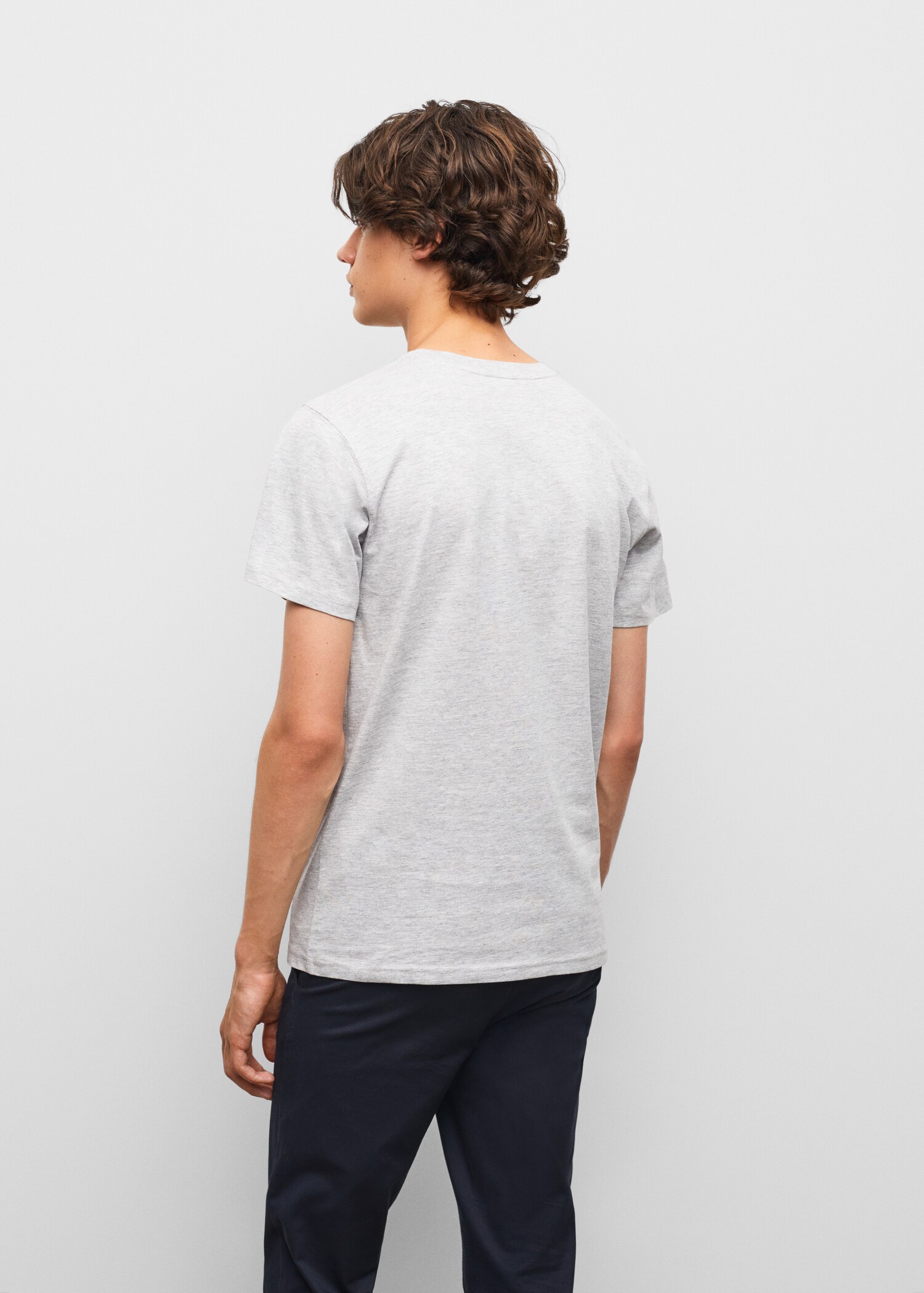 Printed cotton-blend T-shirt - Details of the article 1