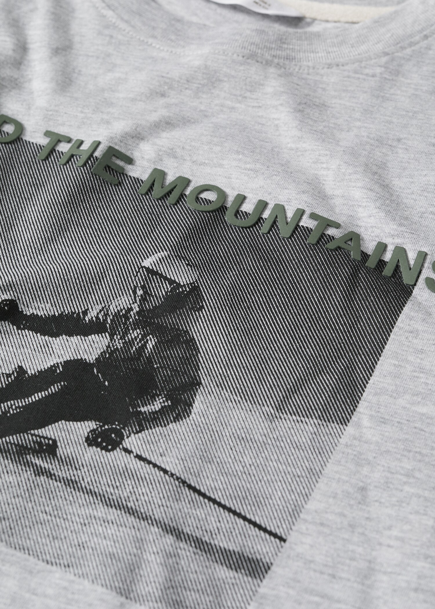 Printed cotton-blend T-shirt - Details of the article 8
