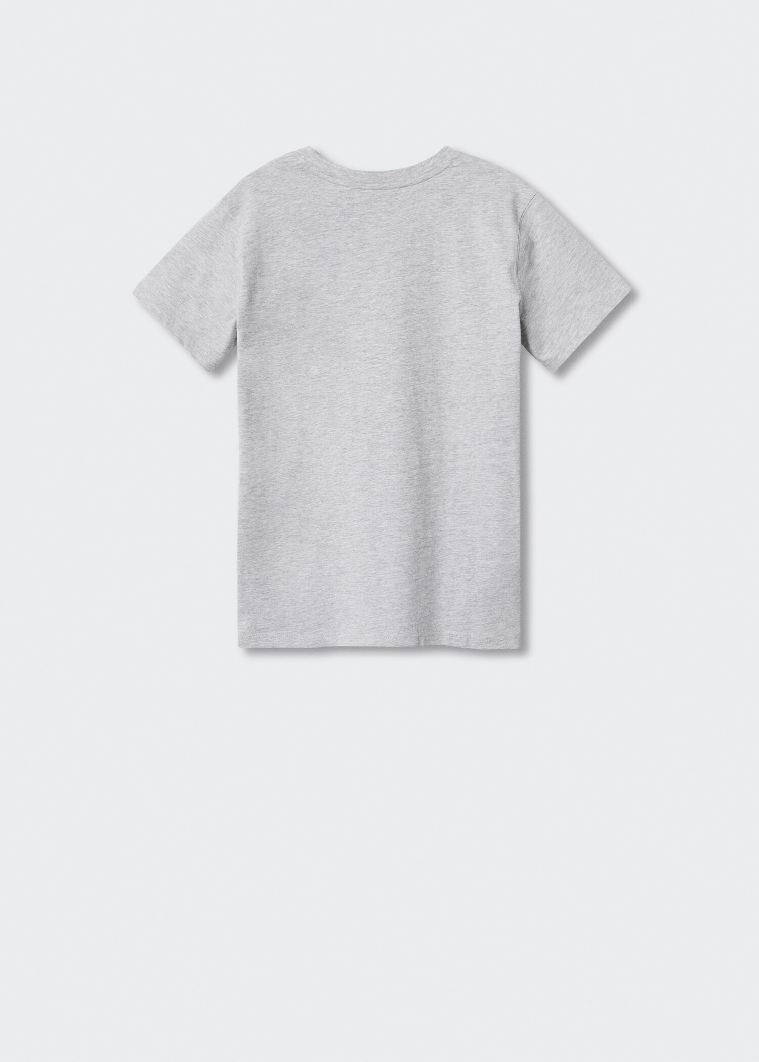 Printed cotton-blend T-shirt - Reverse of the article