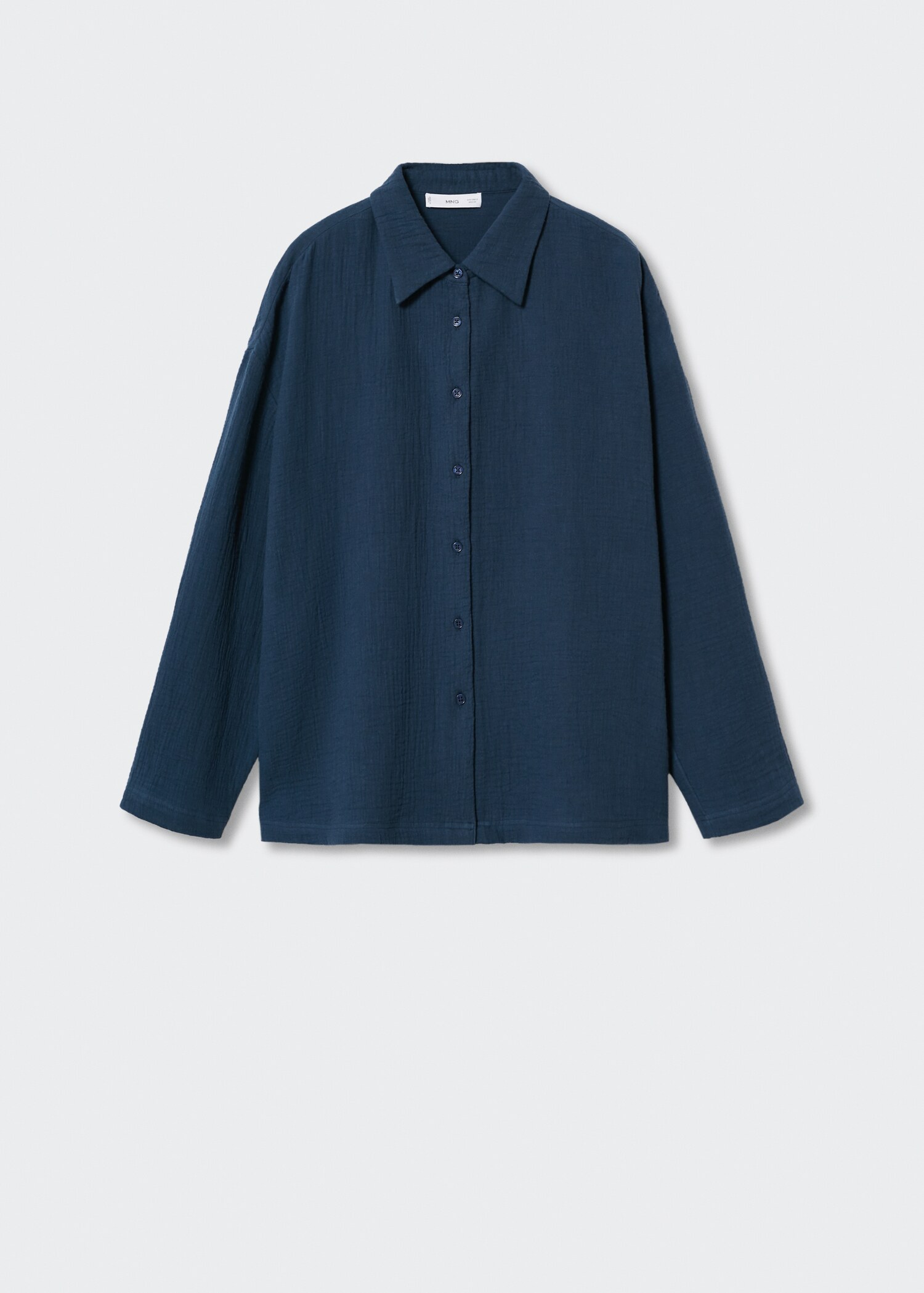 Cotton gauze pyjama shirt - Article without model