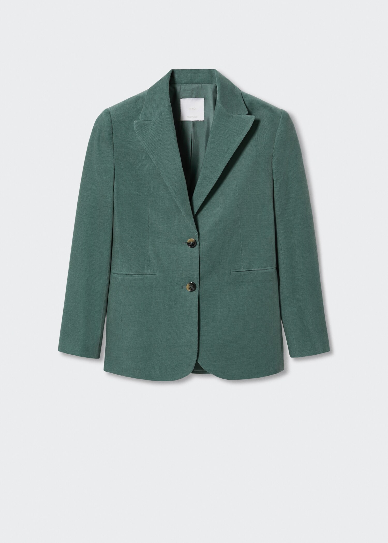 Micro corduroy structured blazer - Article without model