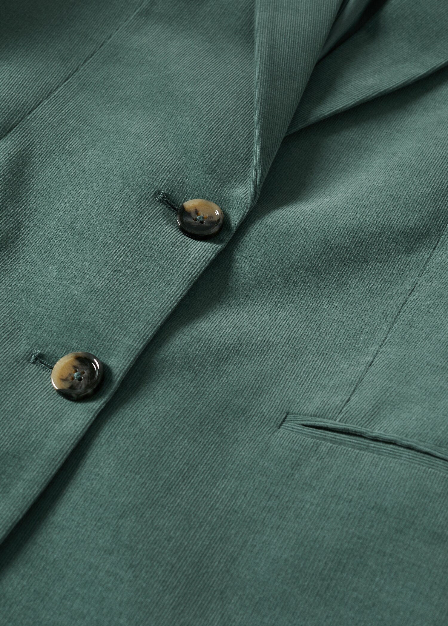 Micro corduroy structured blazer - Details of the article 8
