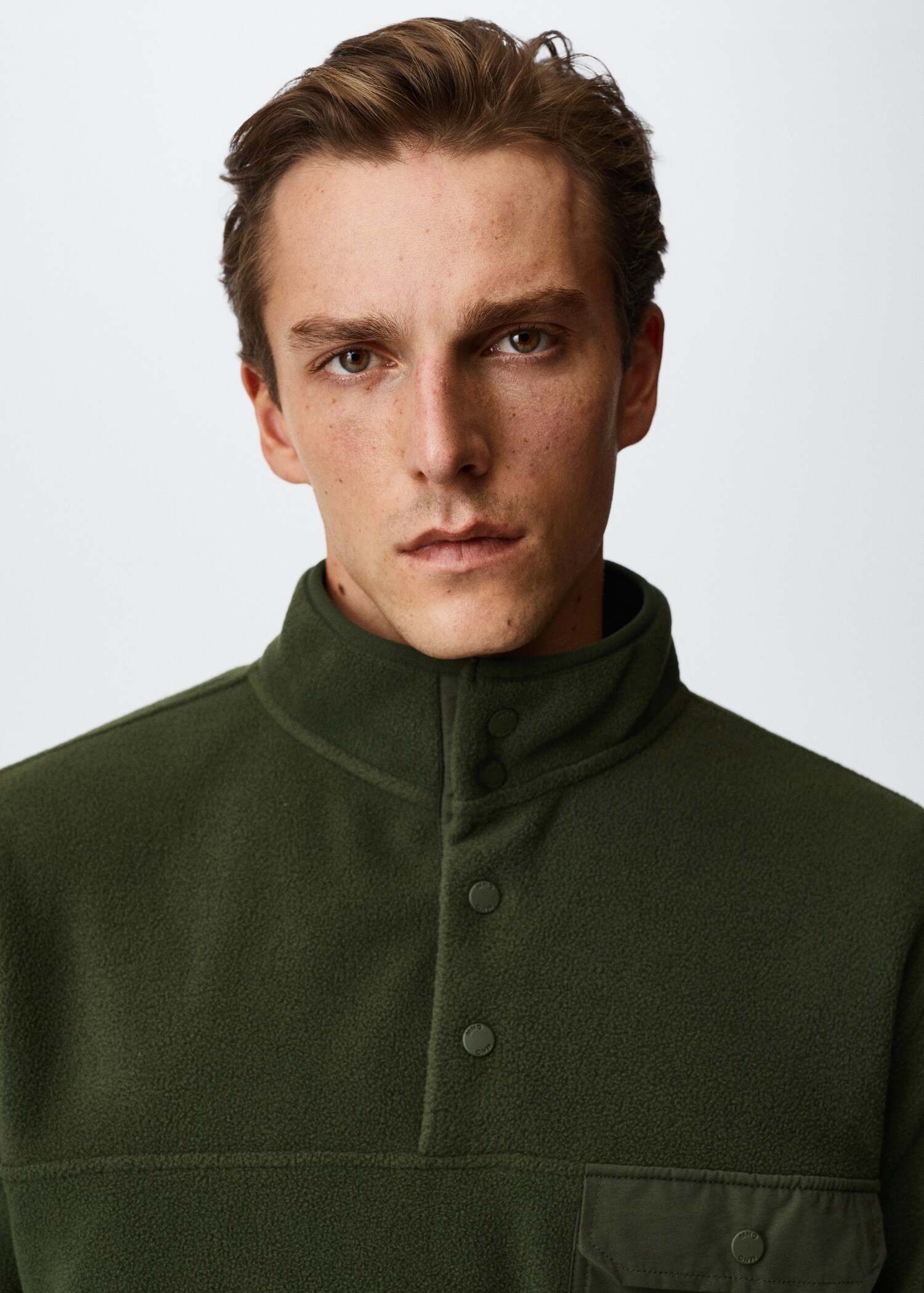 Sweatshirt algodão combinada - Pormenor do artigo 1