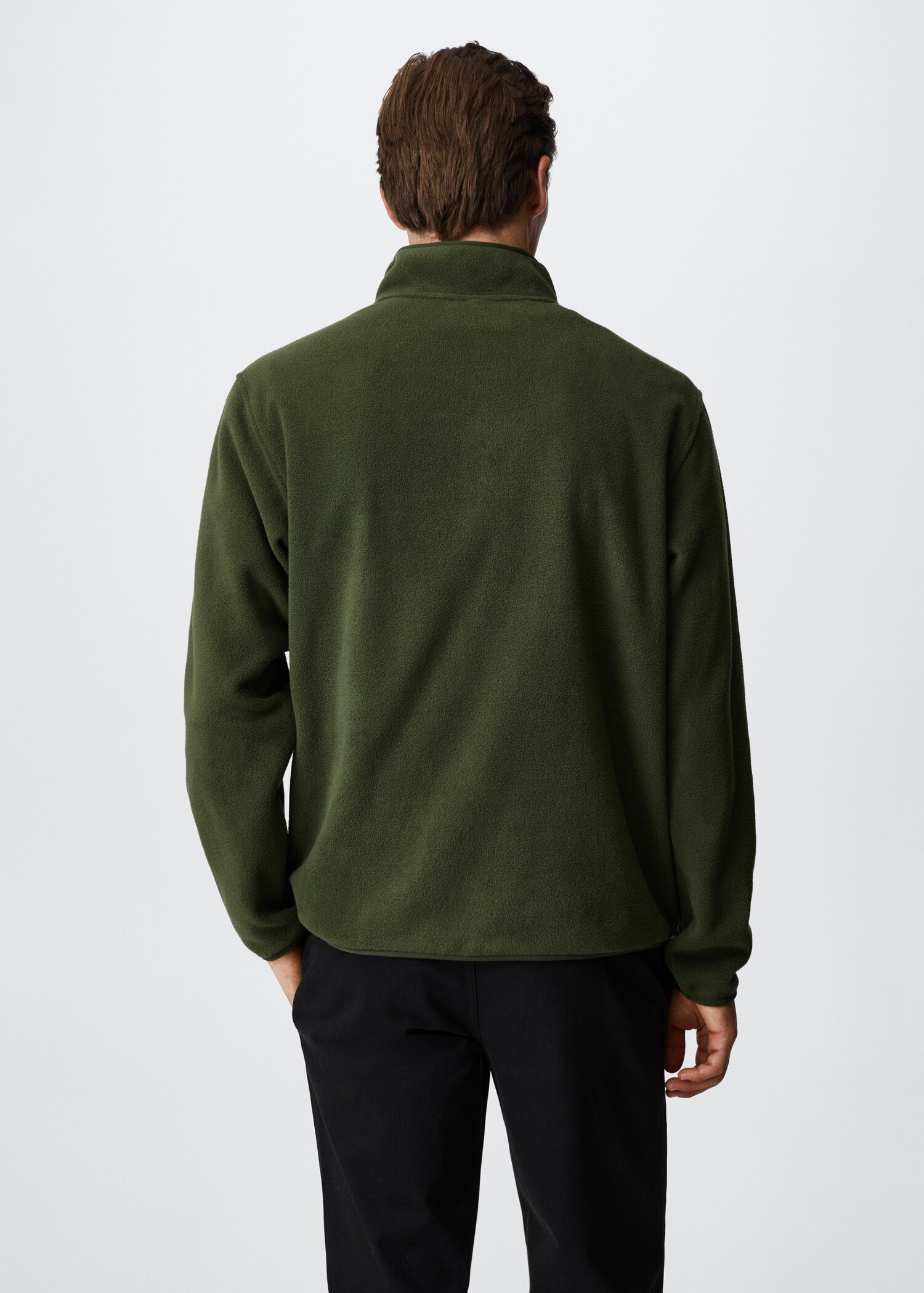 Sweatshirt algodão combinada - Verso do artigo