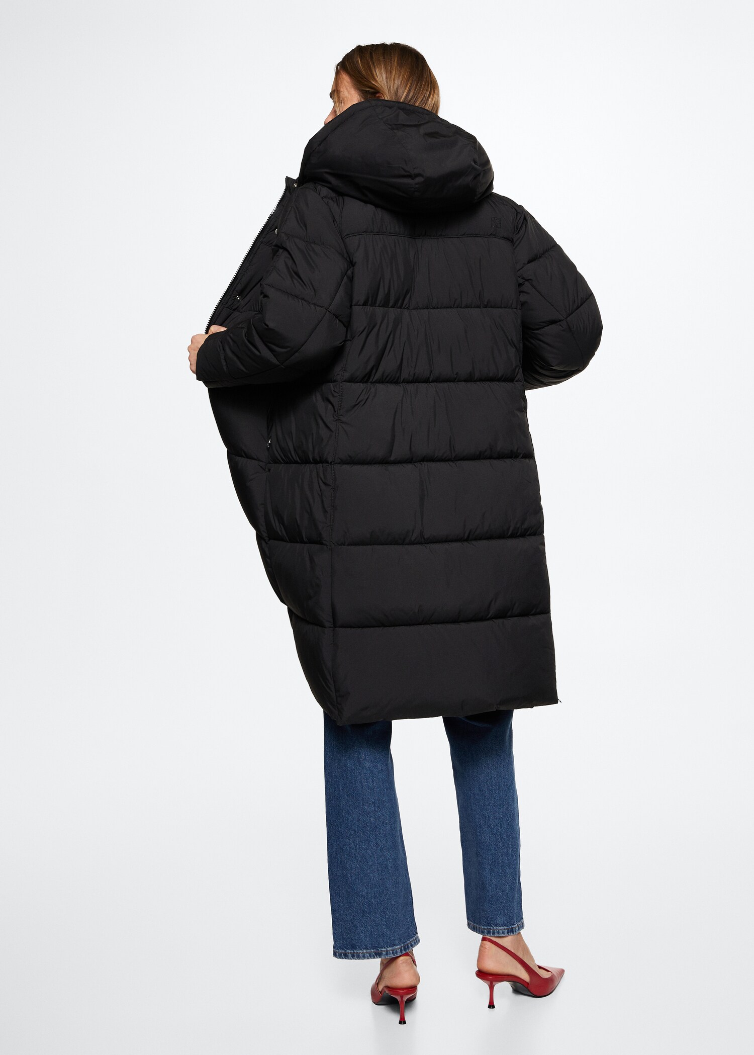 Anorak matelassé à capuche amovible - Verso de l’article