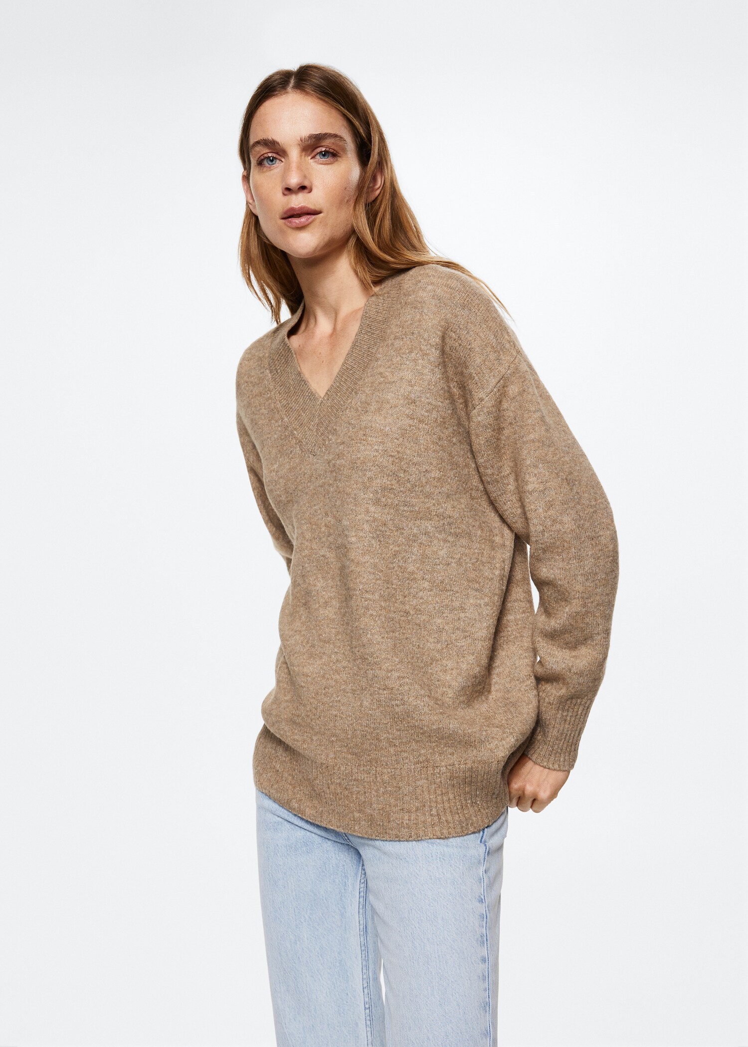 Pullover mit V-Ausschnitt - Mittlere Ansicht