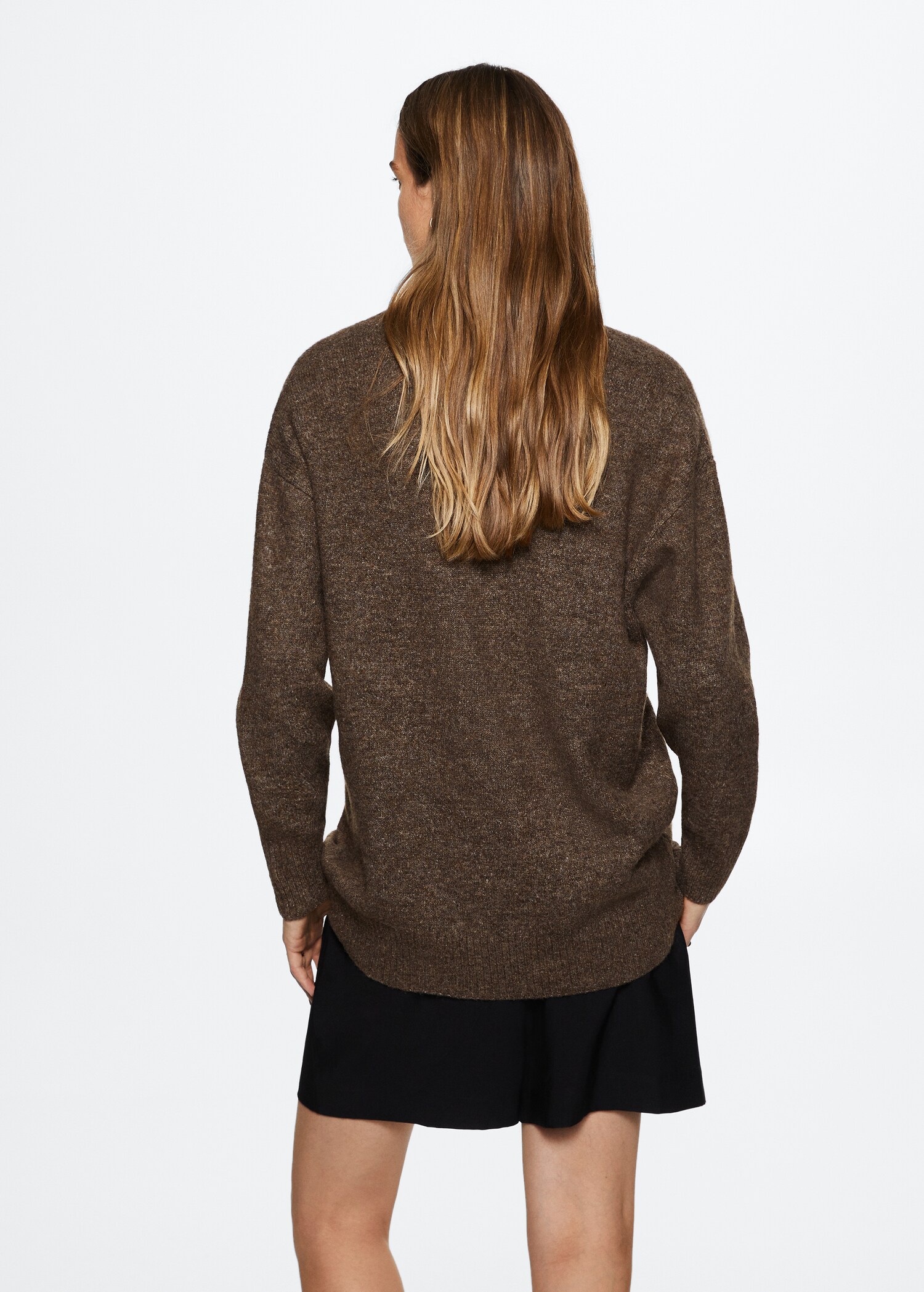 Pull-over à col en V - Verso de l’article