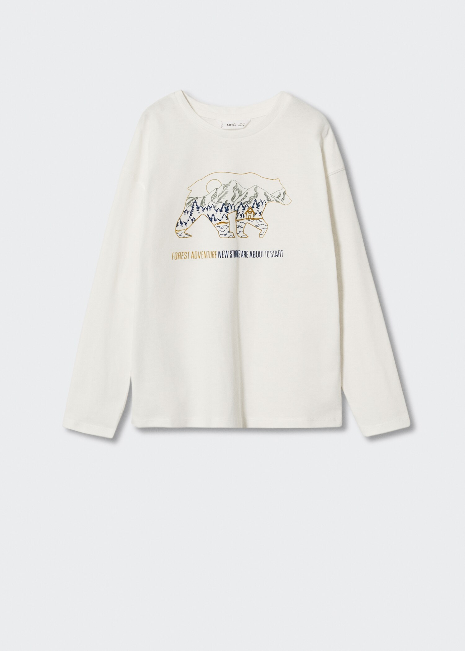 T-shirt manches longues imprimé - Article sans modèle