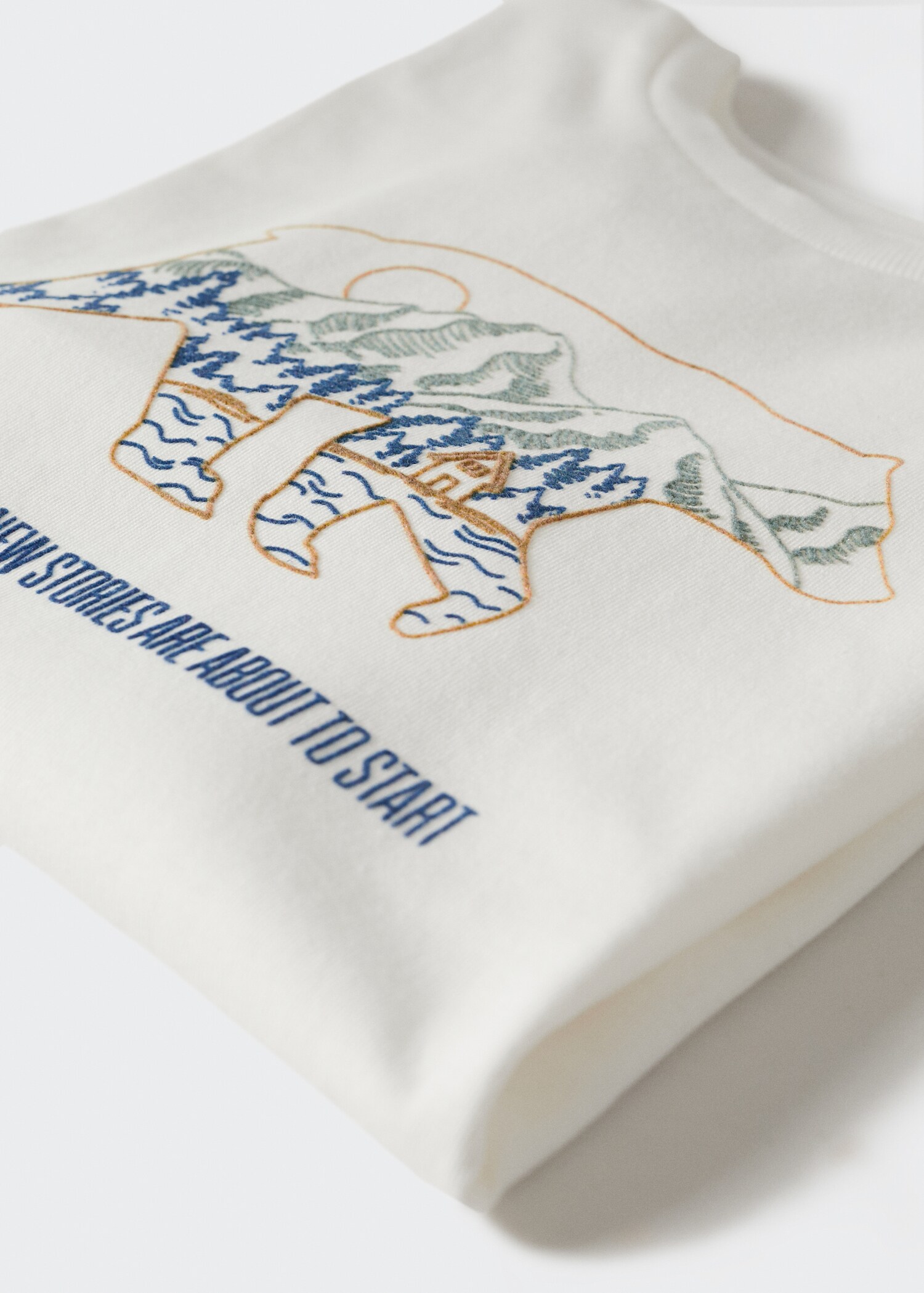 T-shirt manches longues imprimé - Détail de l'article 8