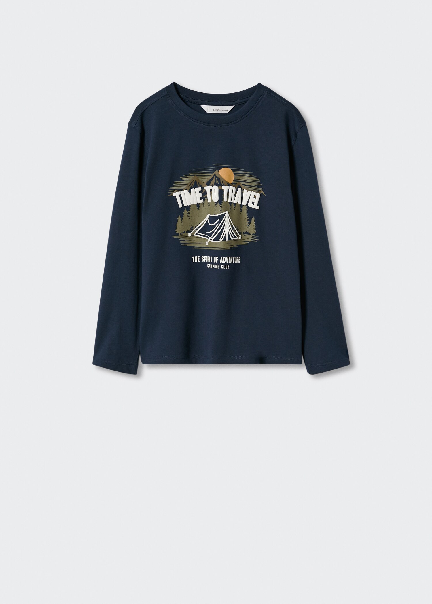 T-shirt manches longues imprimé - Article sans modèle