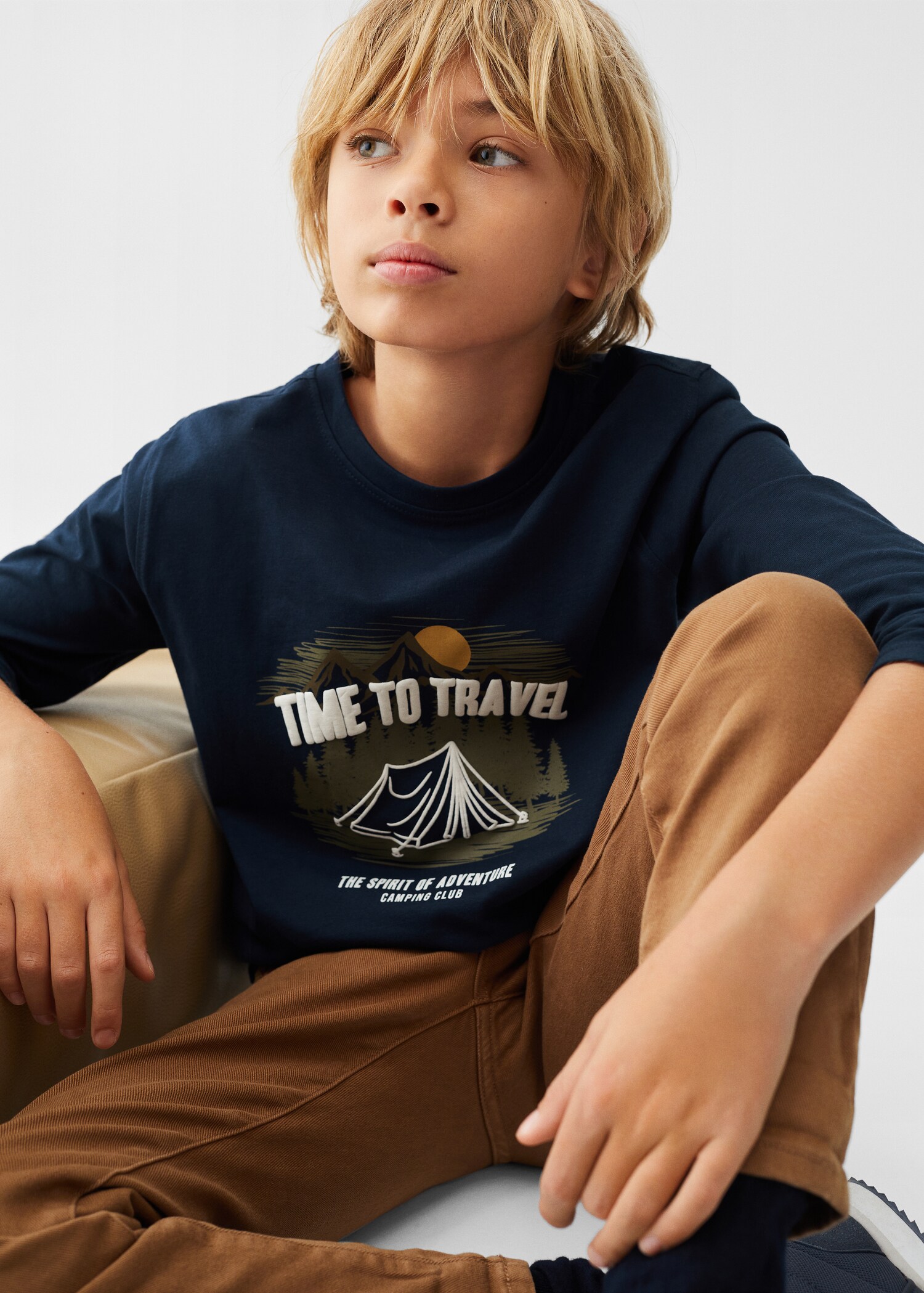 T-shirt manches longues imprimé - Détail de l'article 1