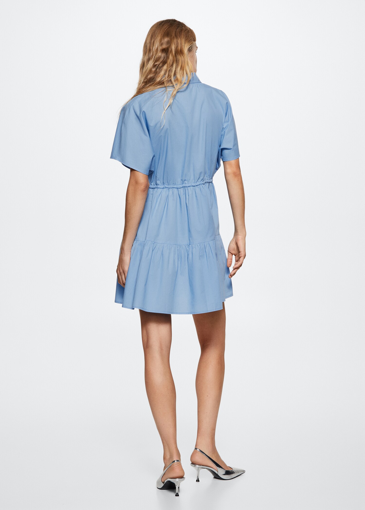 Hemdkleid mit Taillenband - Rückseite des Artikels